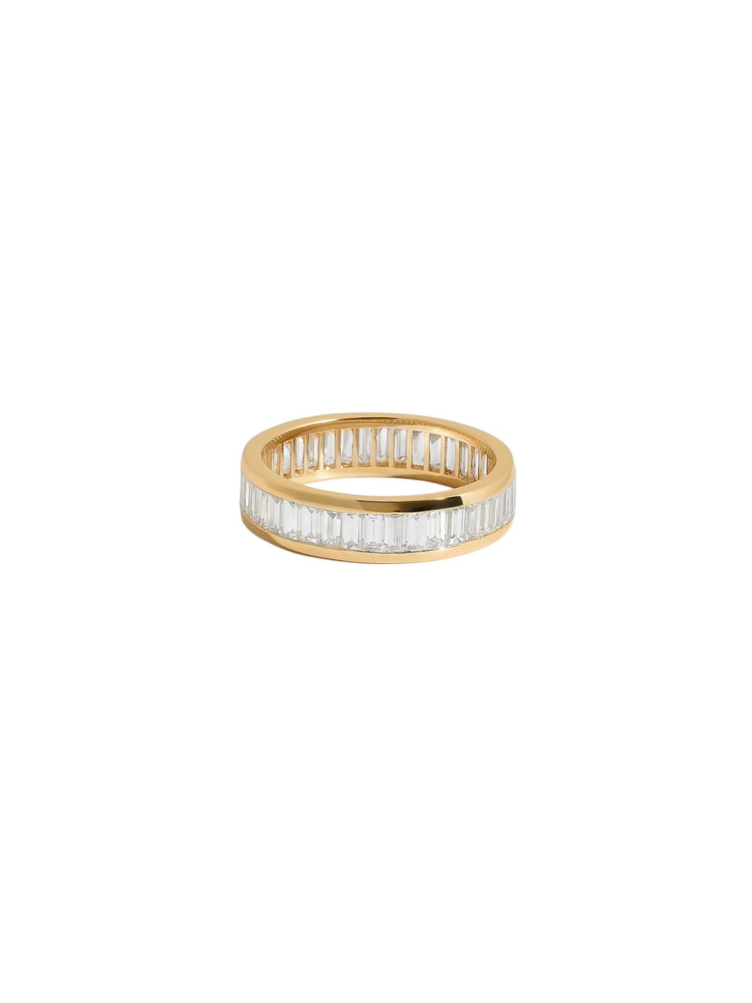 Bobbi eternity baguette ring