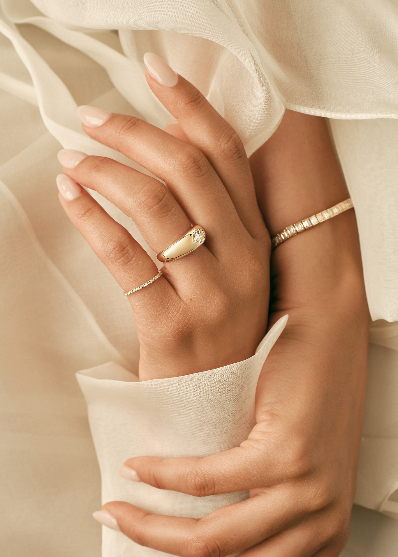carmen pear diamond dome ring