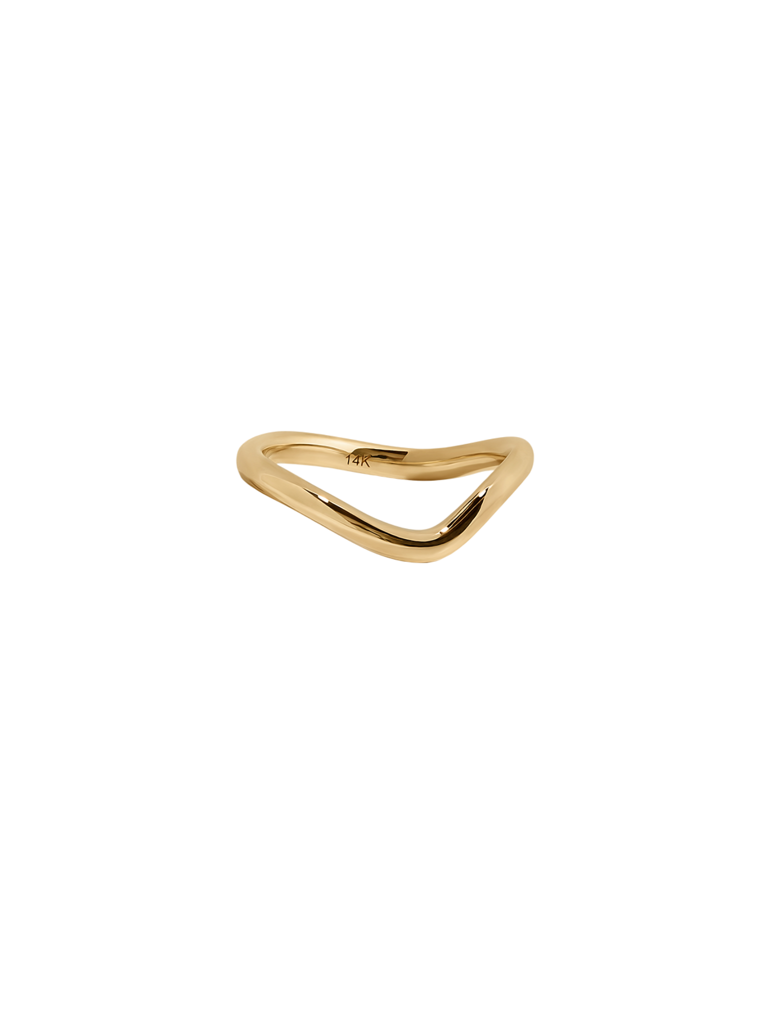 Rosewood curved stacking ring