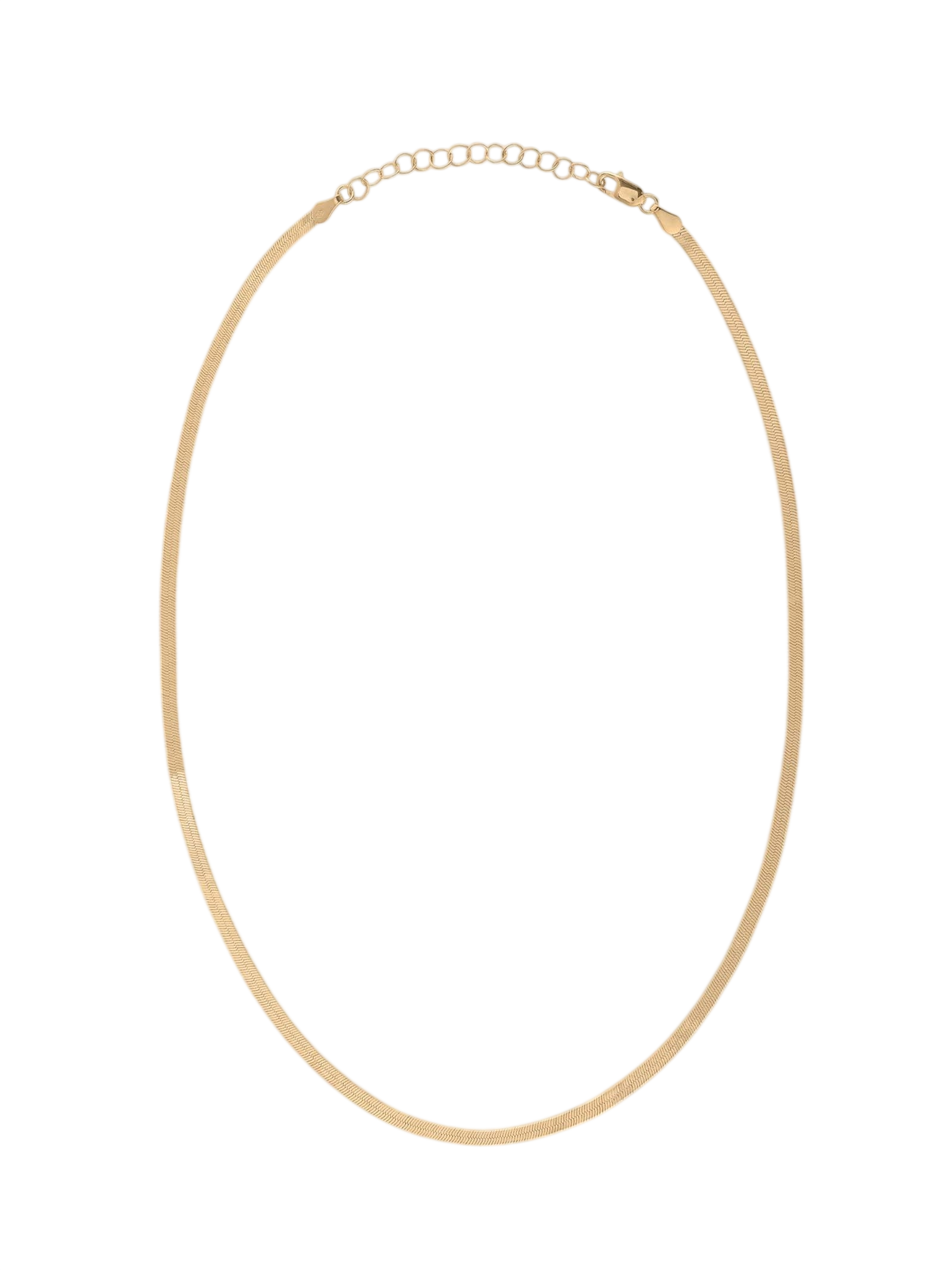 Carter Herringbone Chain Necklace