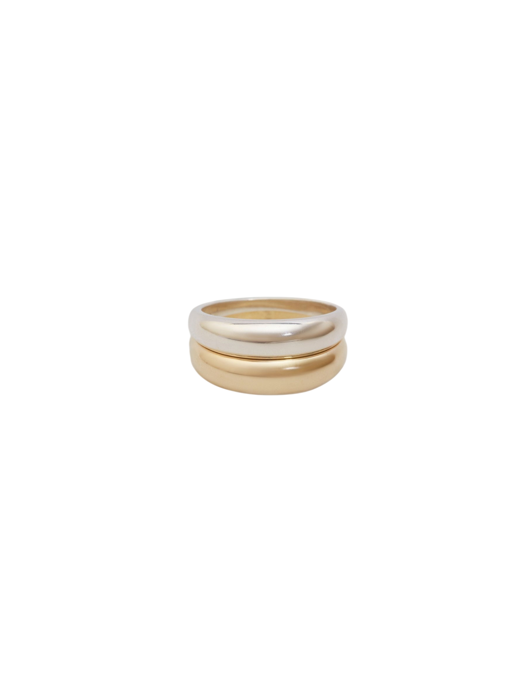 Dare To Love Double Dome Ring Gold & Silver