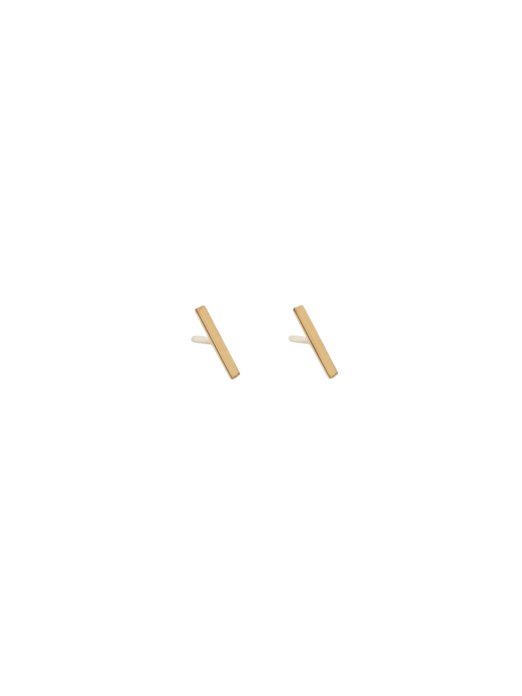 Micro Bar Stud Earrings