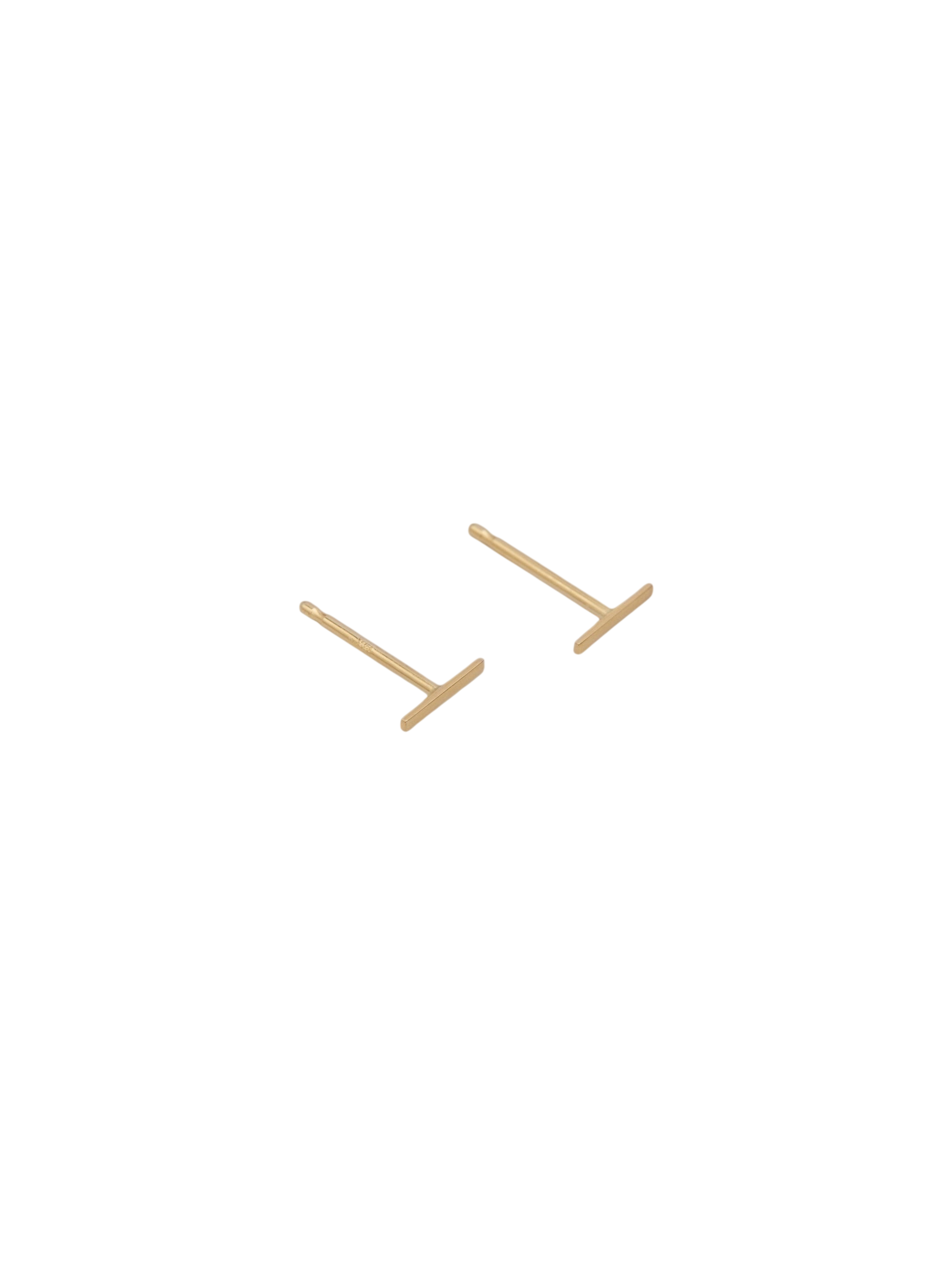 Micro Bar Stud Earrings