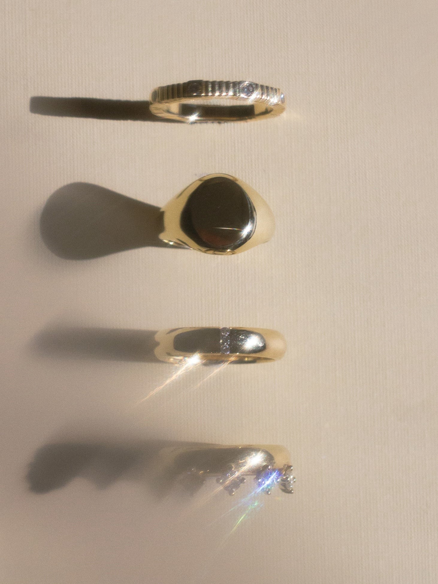 Bold Classic Hollow Signet Ring