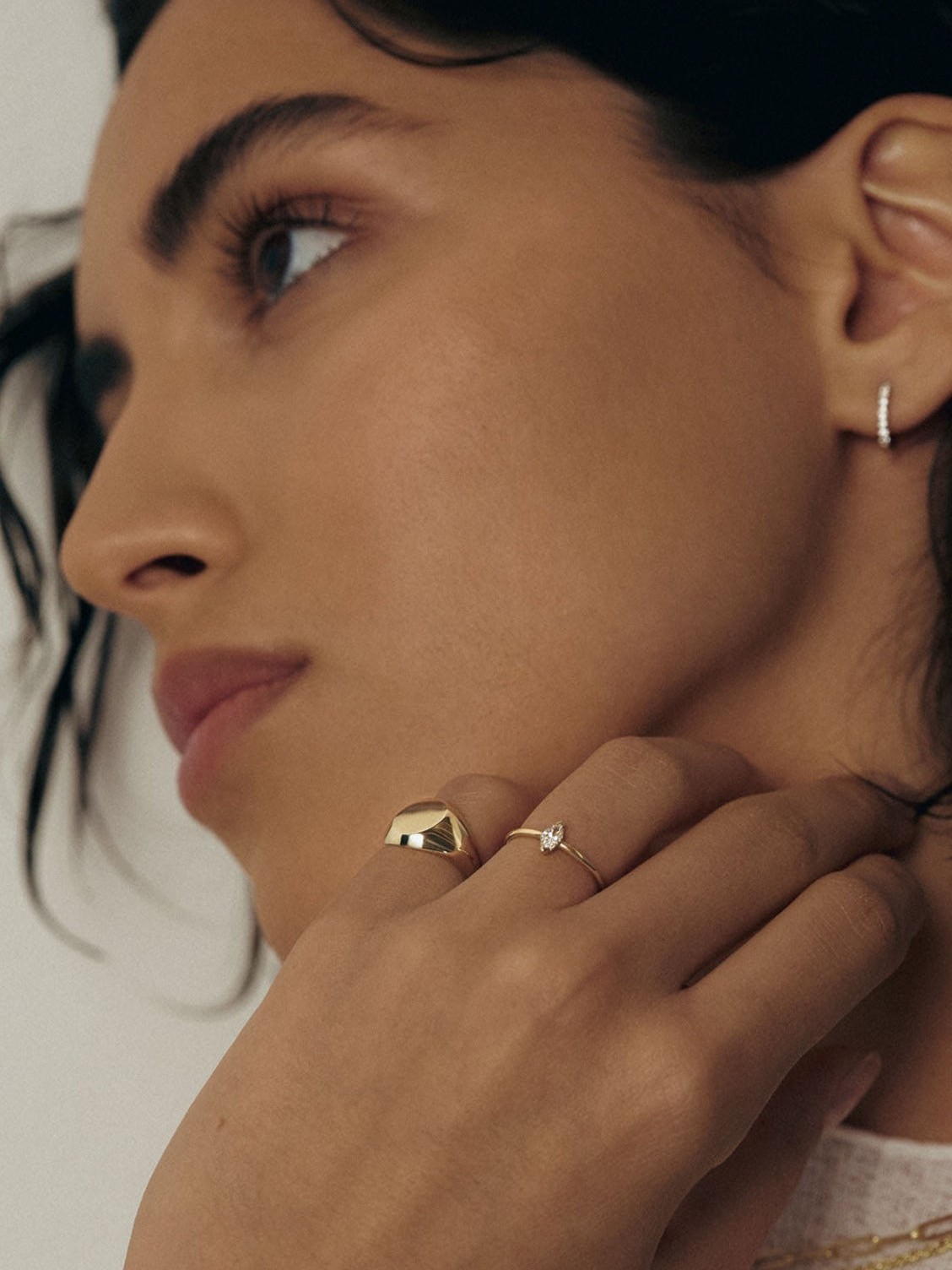 Bold Classic Hollow Signet Ring