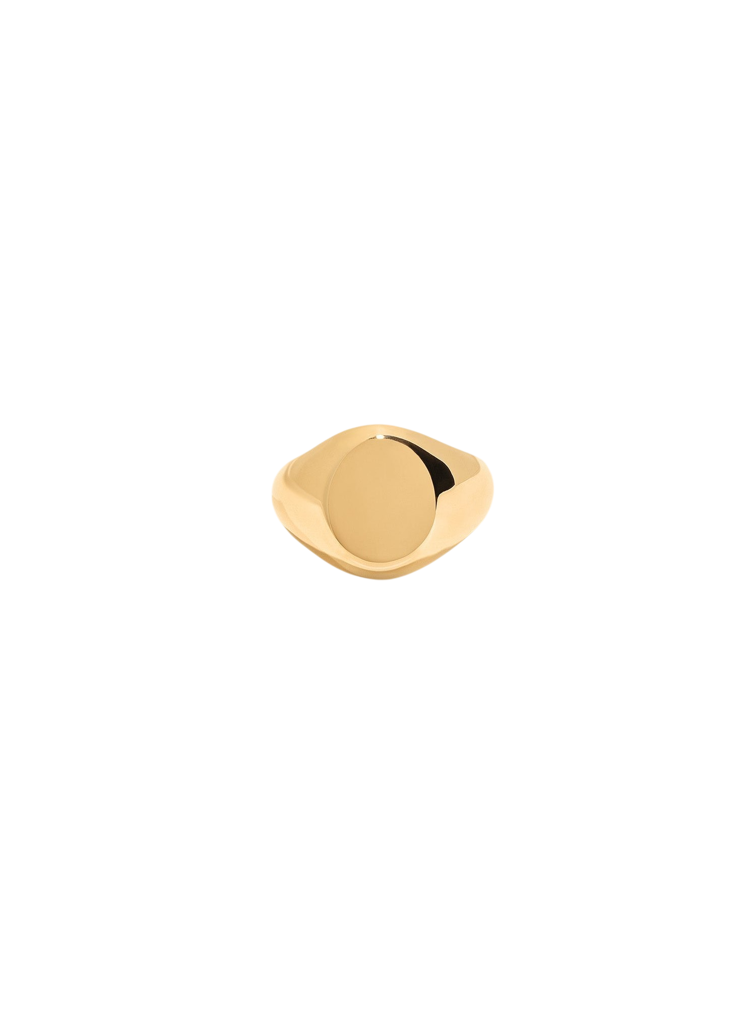 Bold Classic Hollow Signet Ring photo