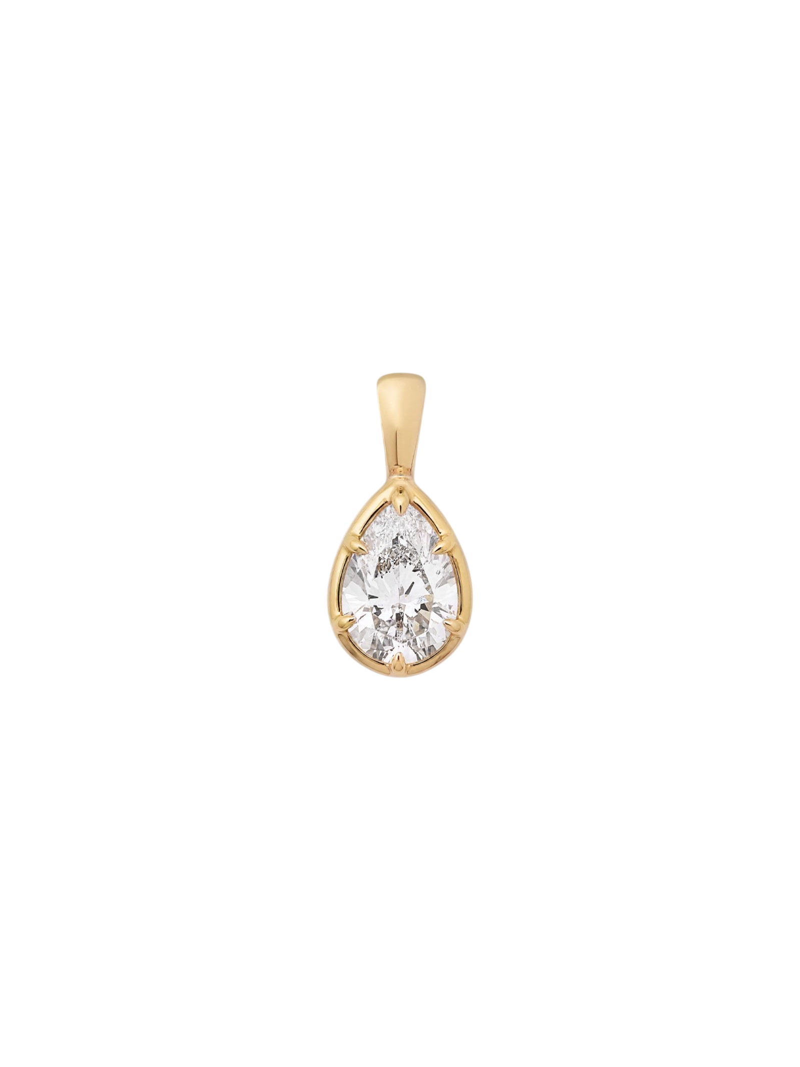 Clara Pear Diamond Pendant photo