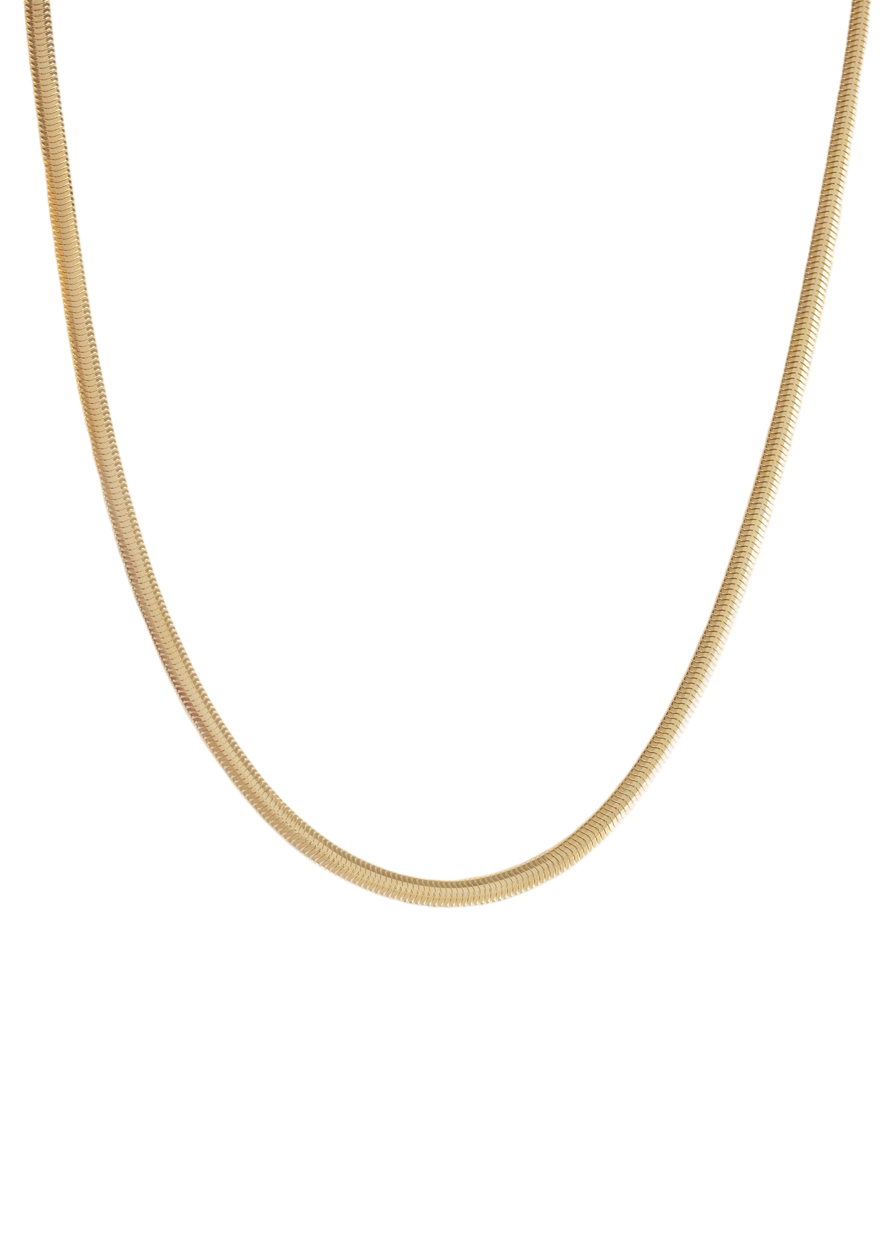 Kismet herringbone chain necklace