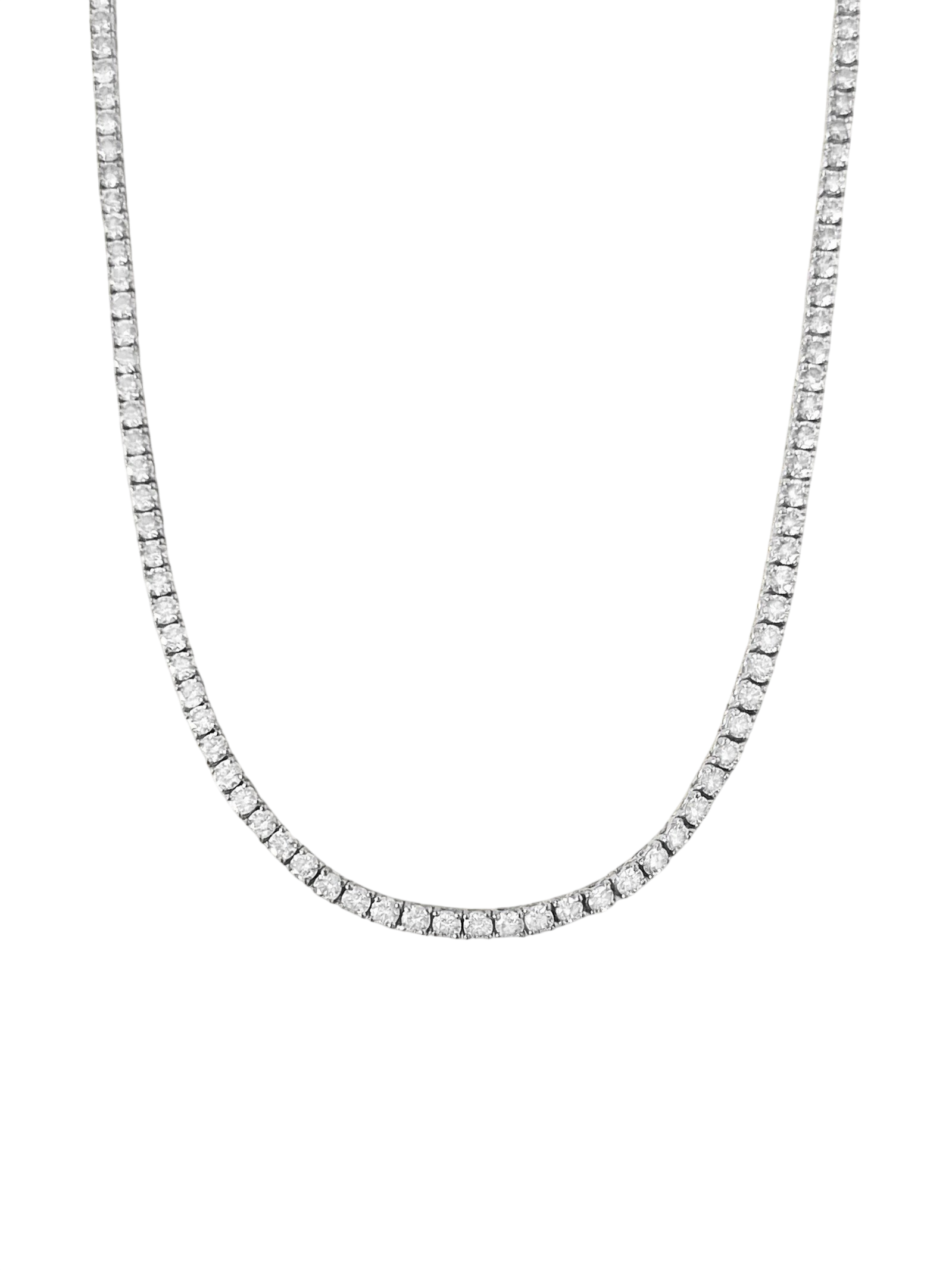Diana Tennis Necklace Diamond 6.20ctw White Gold