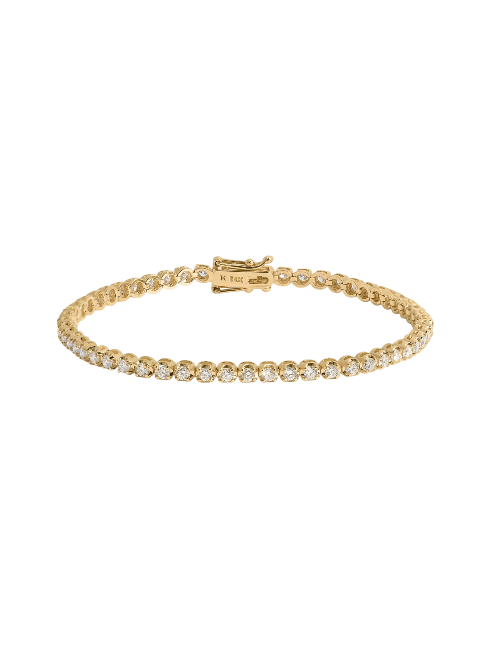 Madison Diamond Tennis Bracelet Yellow Gold
