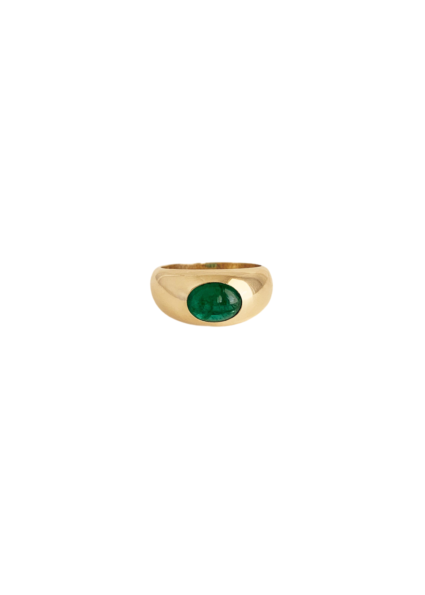 Avery dome ring emerald