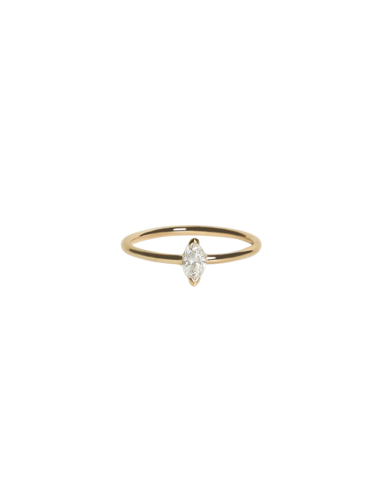 Solitaire Marquise Diamond Ring
