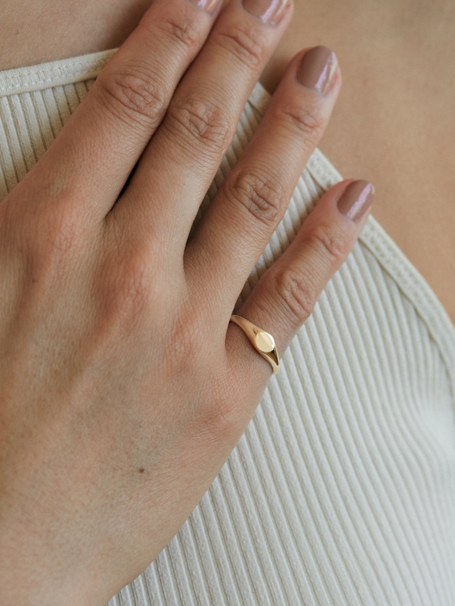 Petite Classic Signet Ring