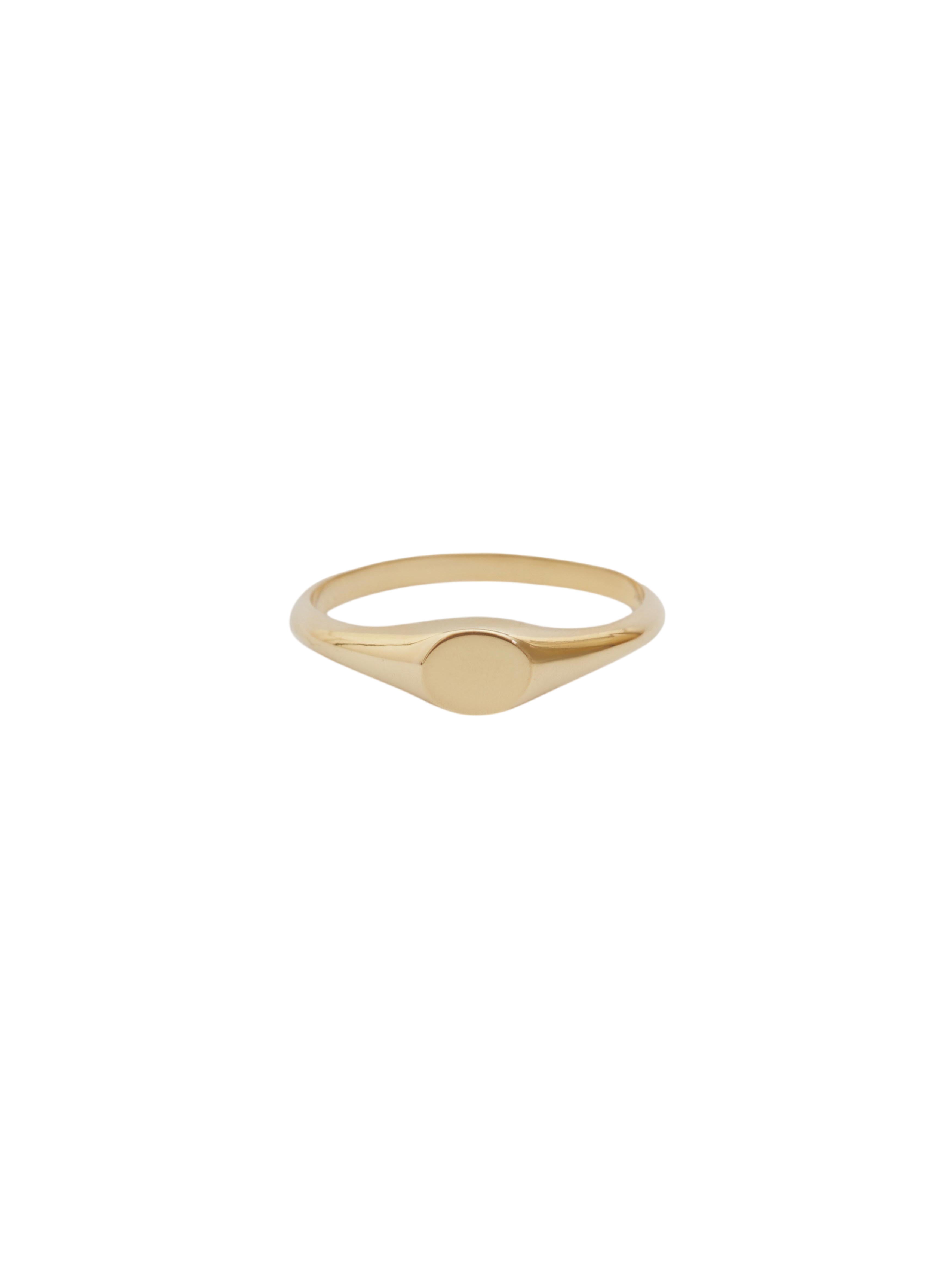 Petite Classic Signet Ring photo
