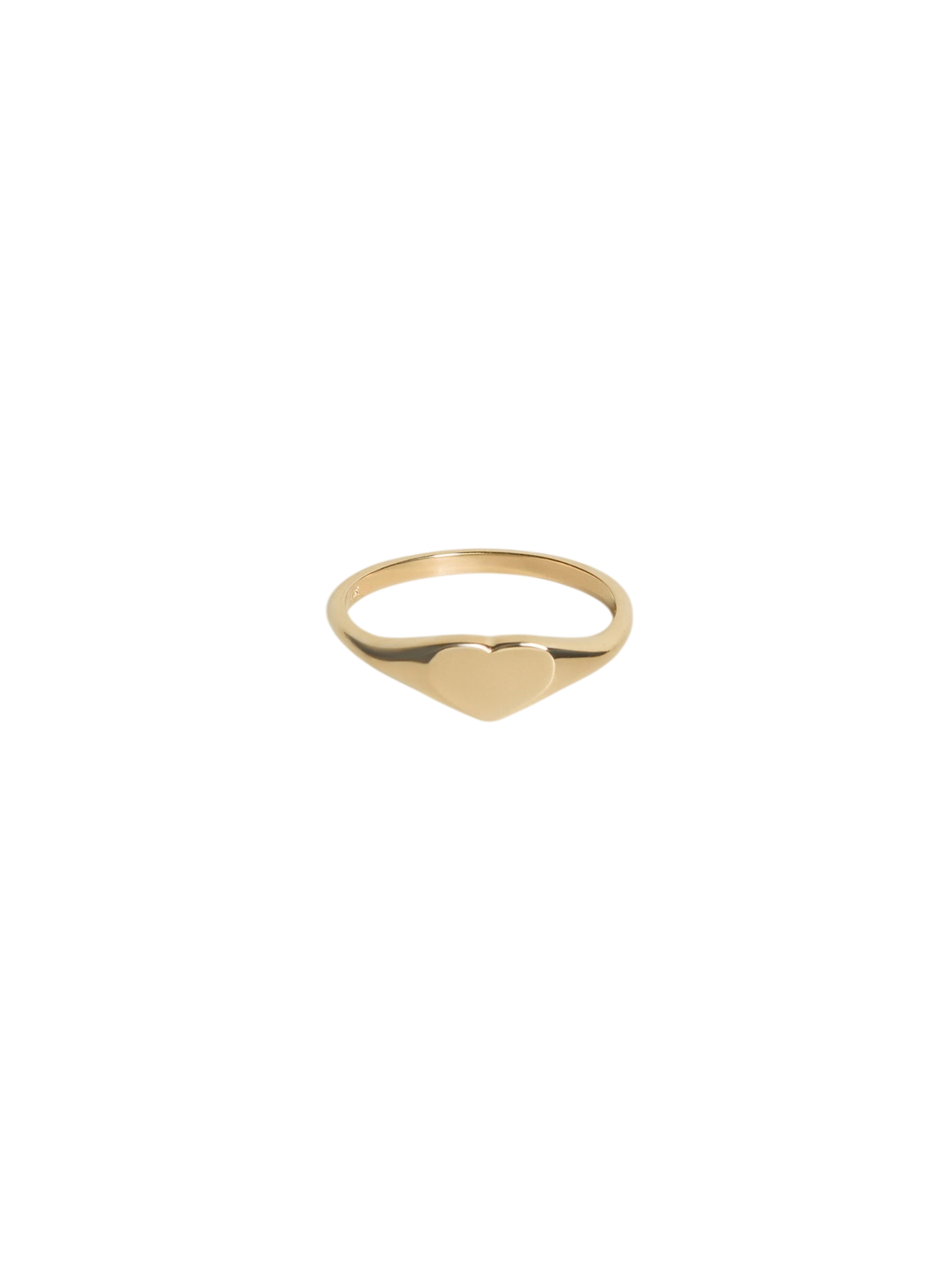 Petite Heart Signet Ring photo