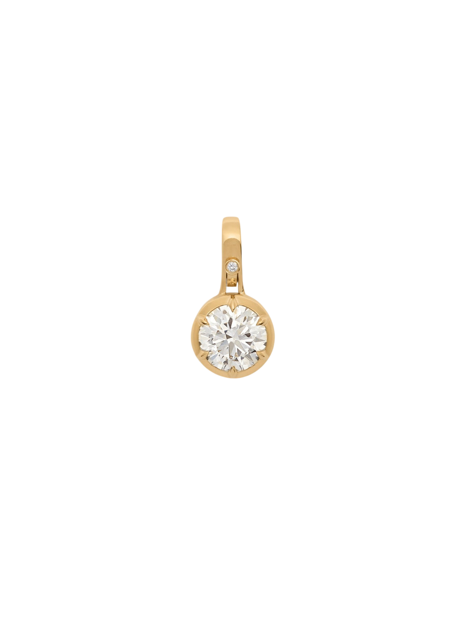 Madeleine 2.5ct Diamond Round Pendant