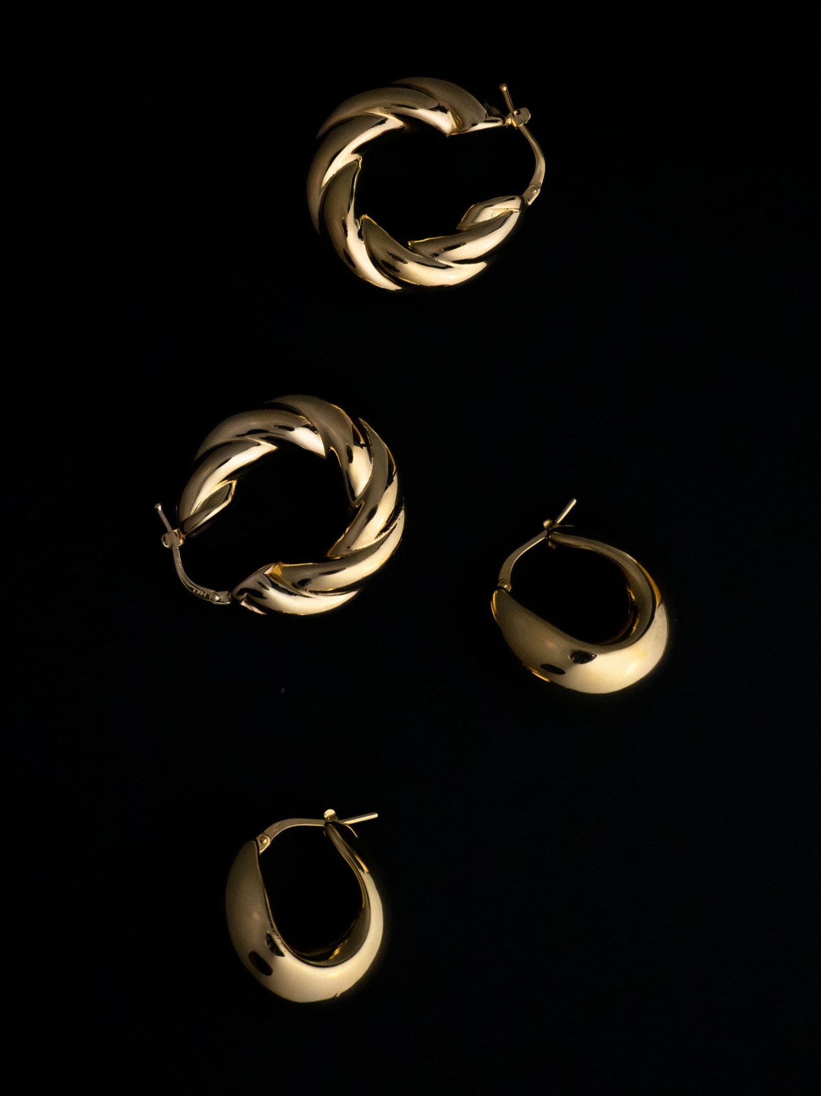 Teardrop Hoop Earrings