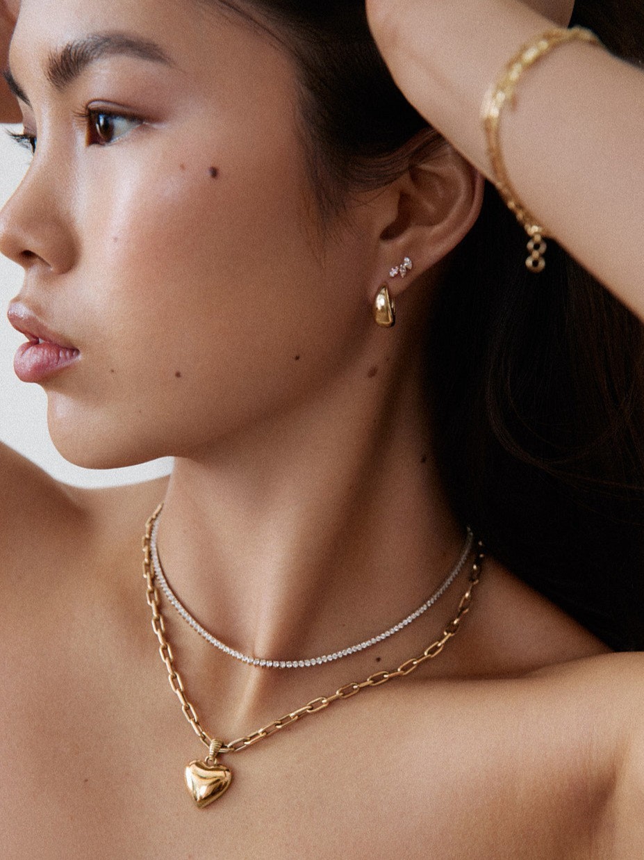 Teardrop Hoop Earrings