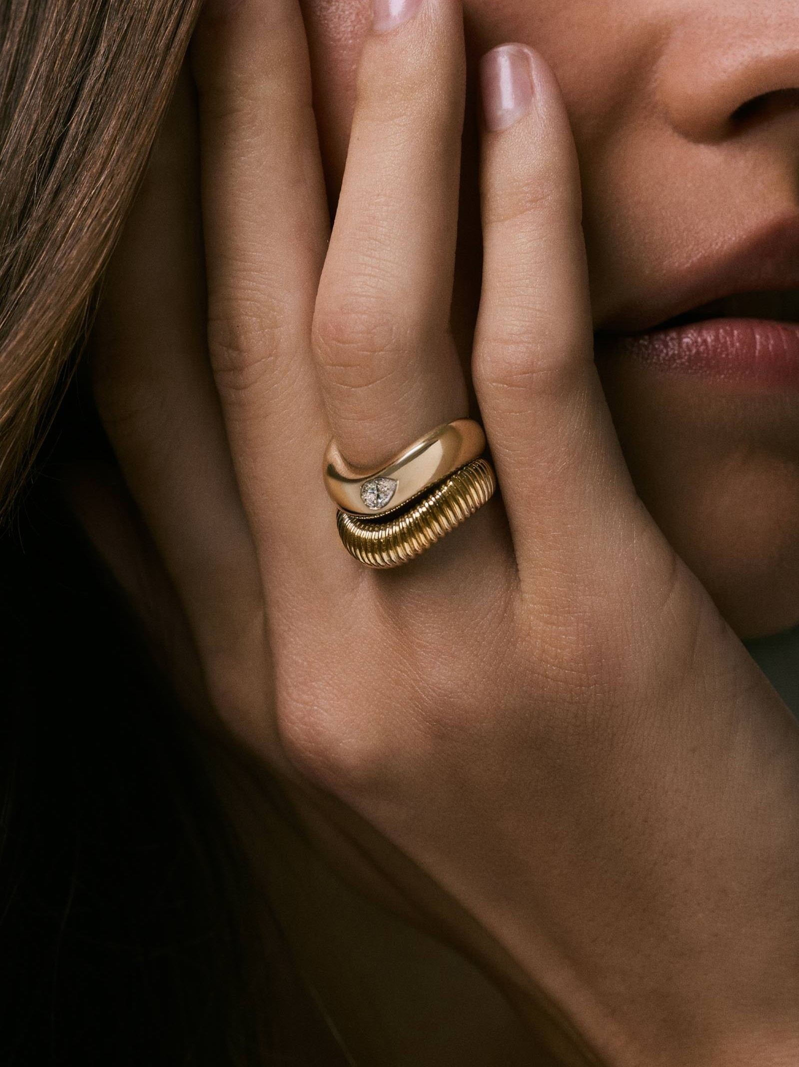 Demi Curve & Coil Ring Stack