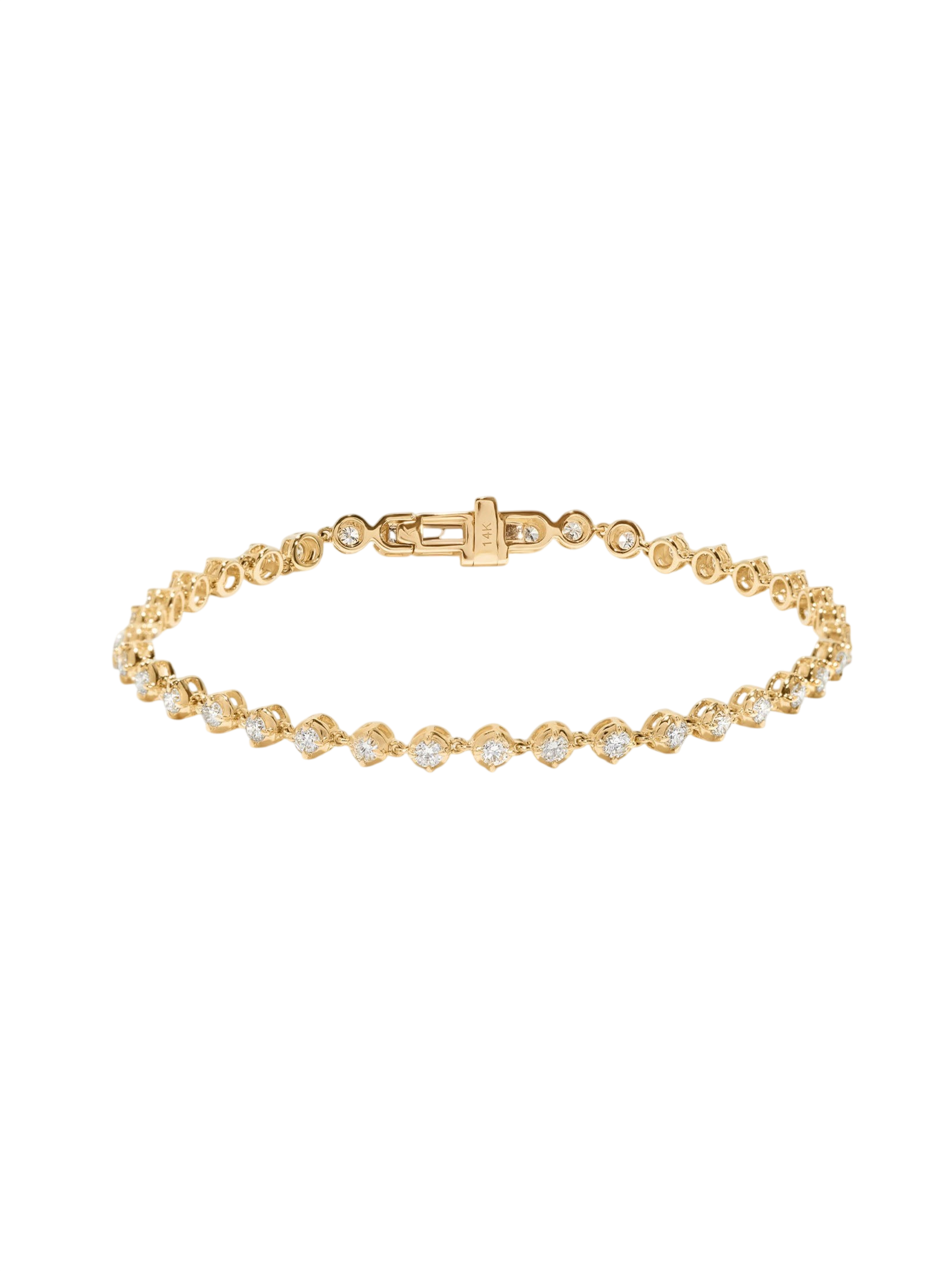Martina Linked Bezel Tennis Bracelet photo