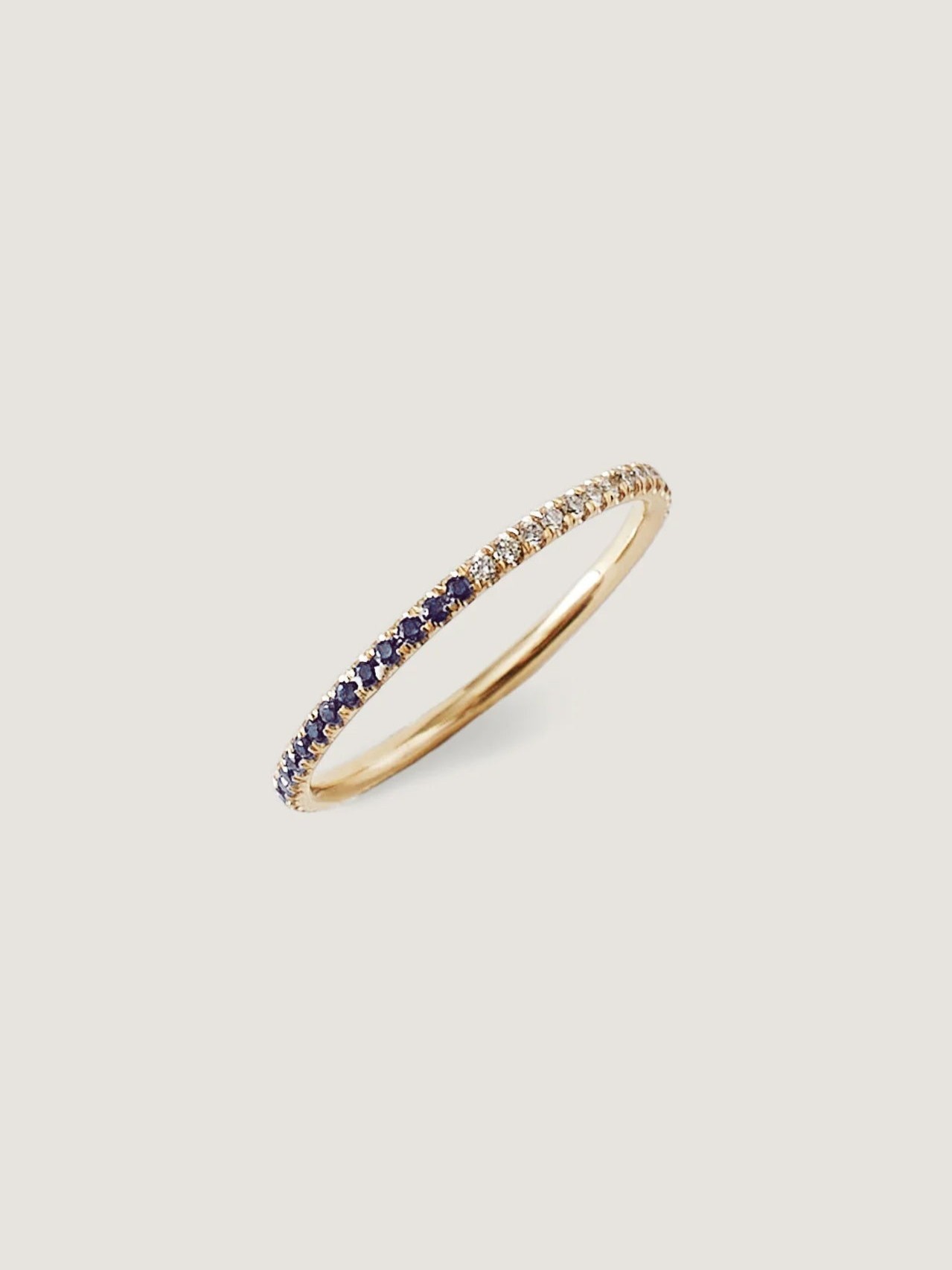 Two In One Pavé Birthstone Ring Alexandrite