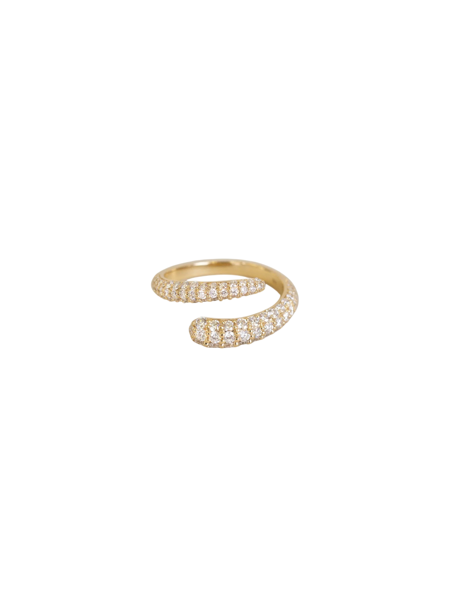 Pavé Wrap Around Ring Diamond