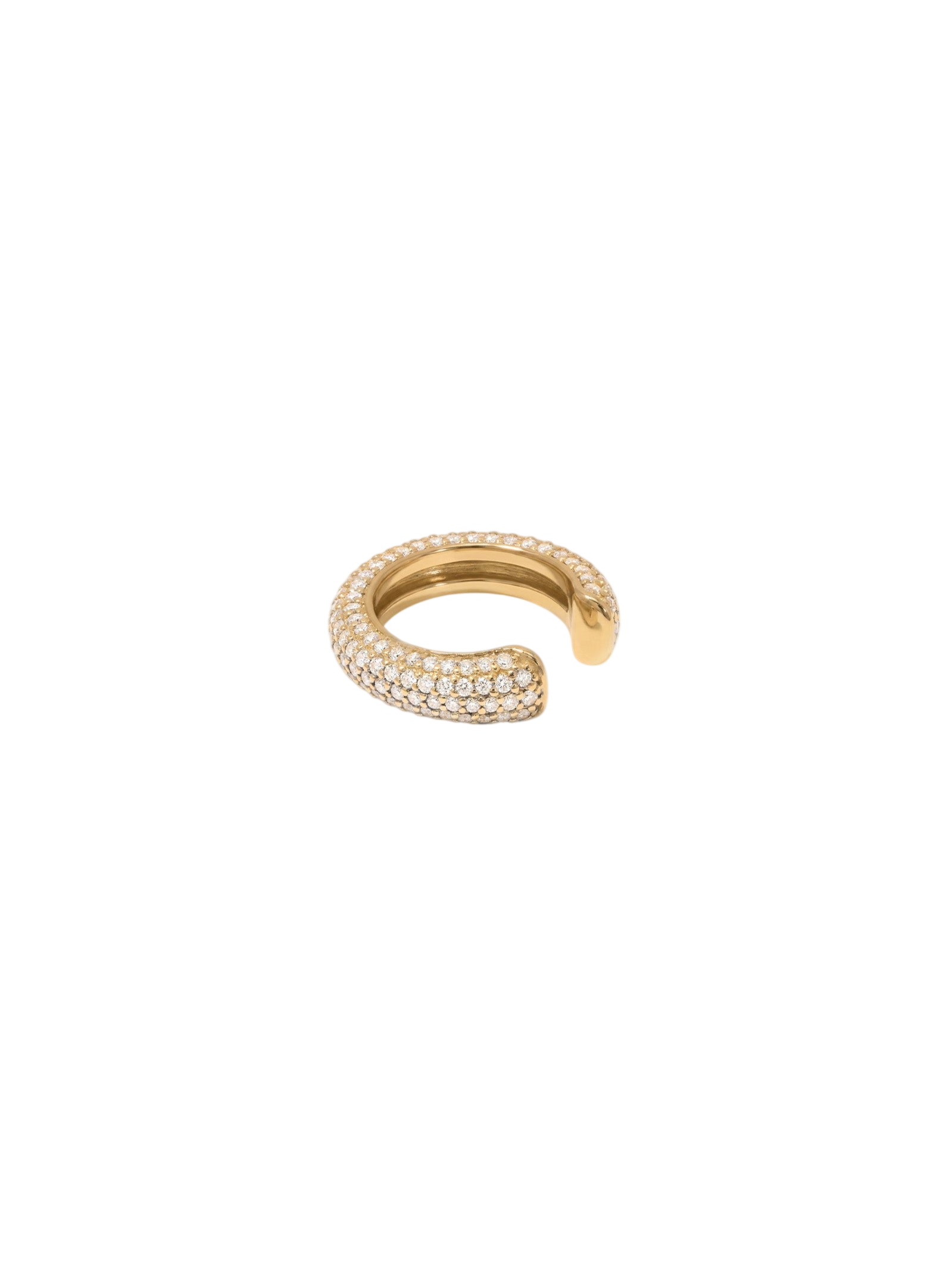 Love Pavé Diamond Earring Cuff photo