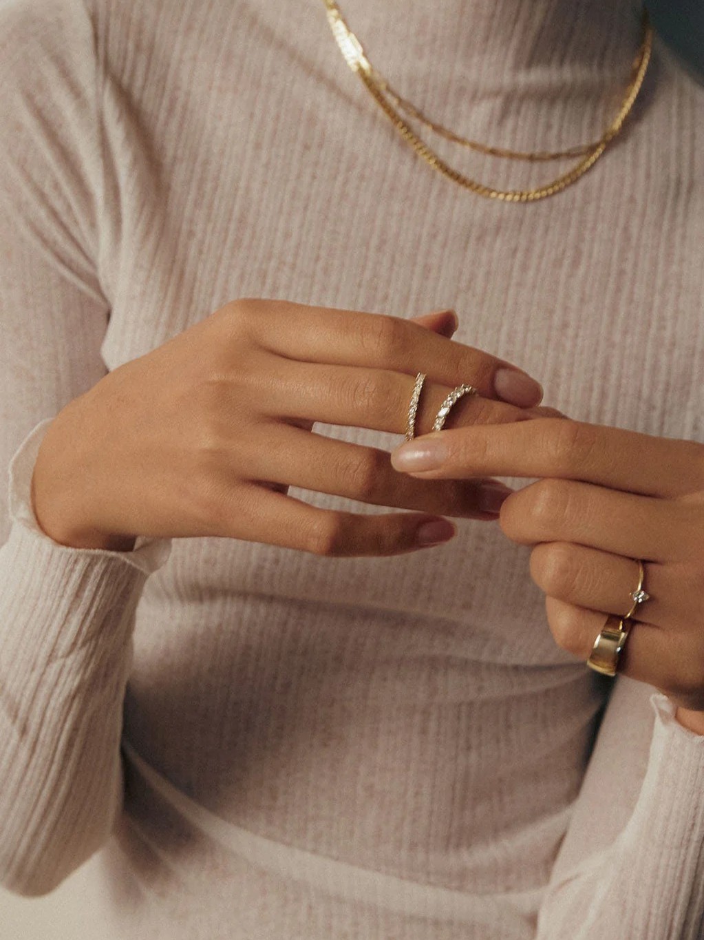 Petite Marquise Eternity Ring Yellow Gold
