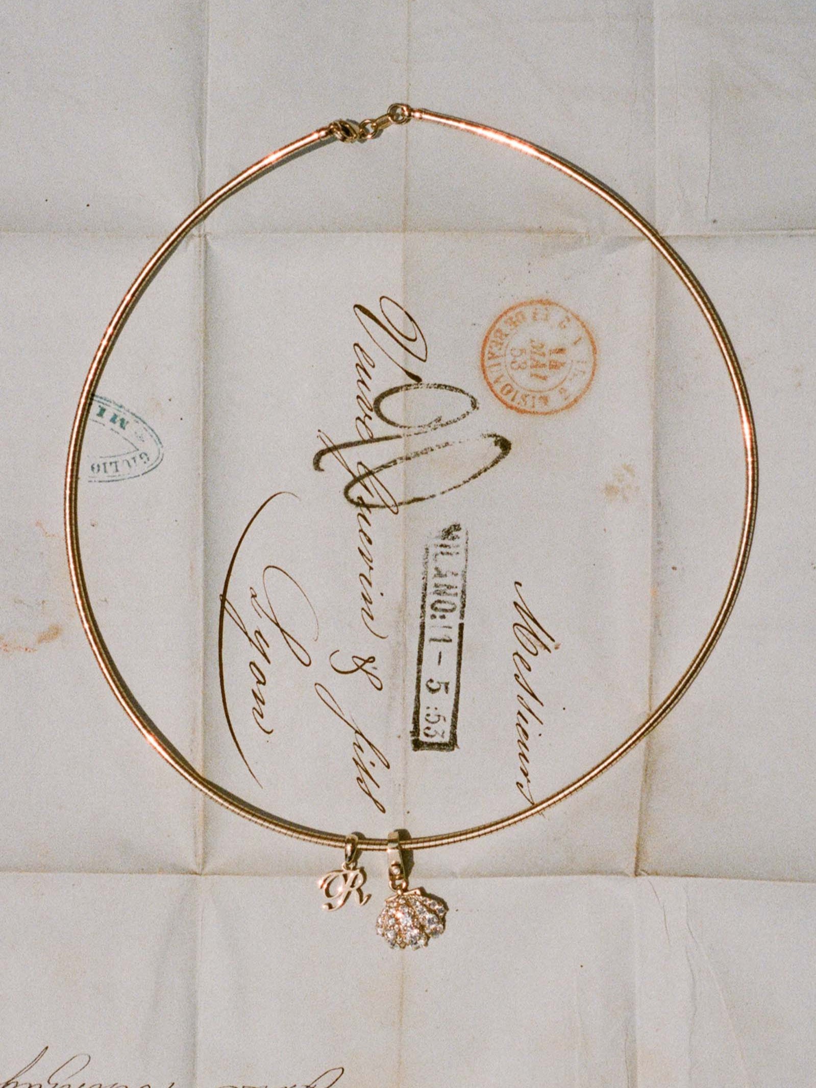 Pavé Diamond Shell Charm