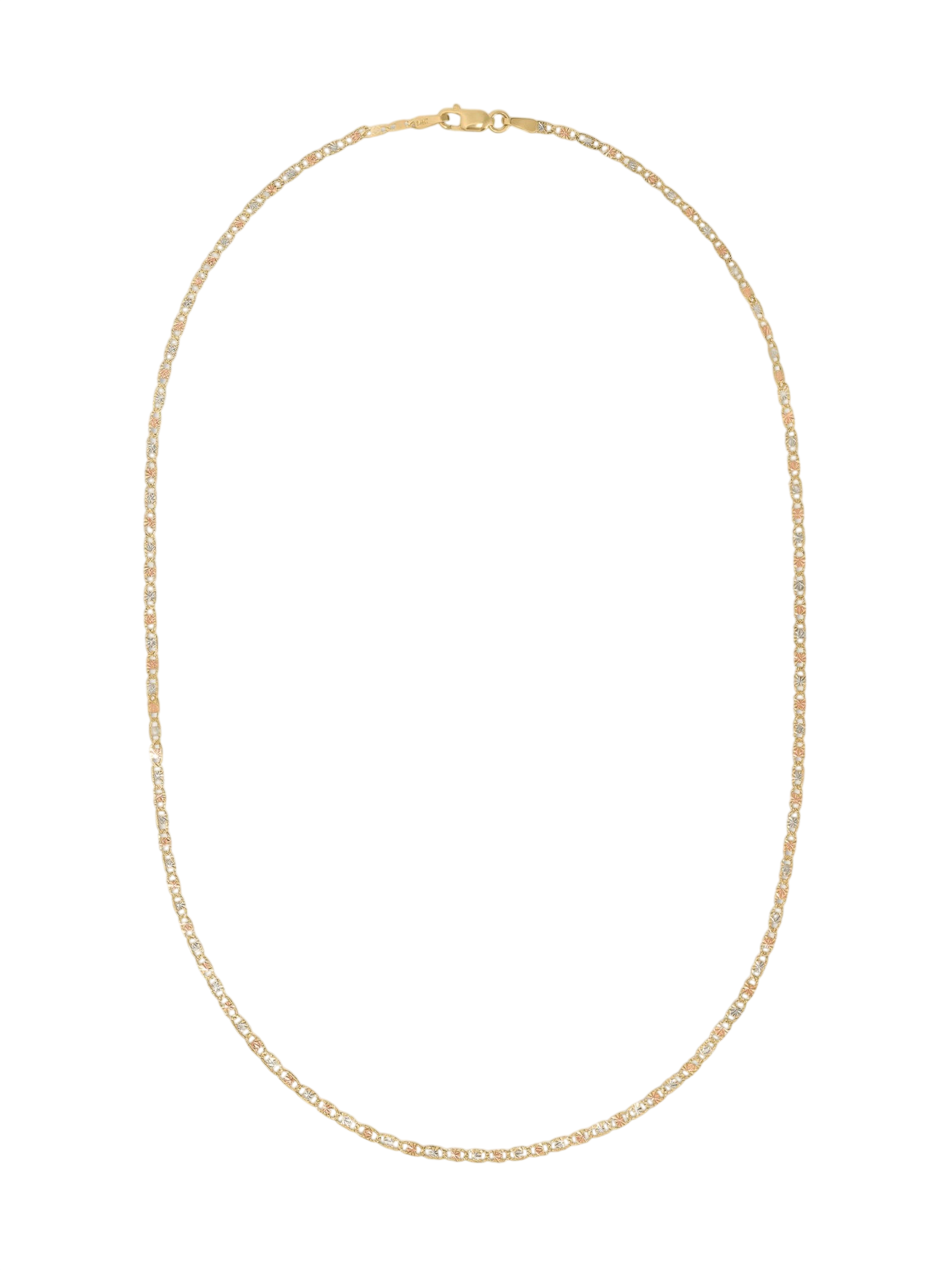 Valentino Tri-Color Gold Chain