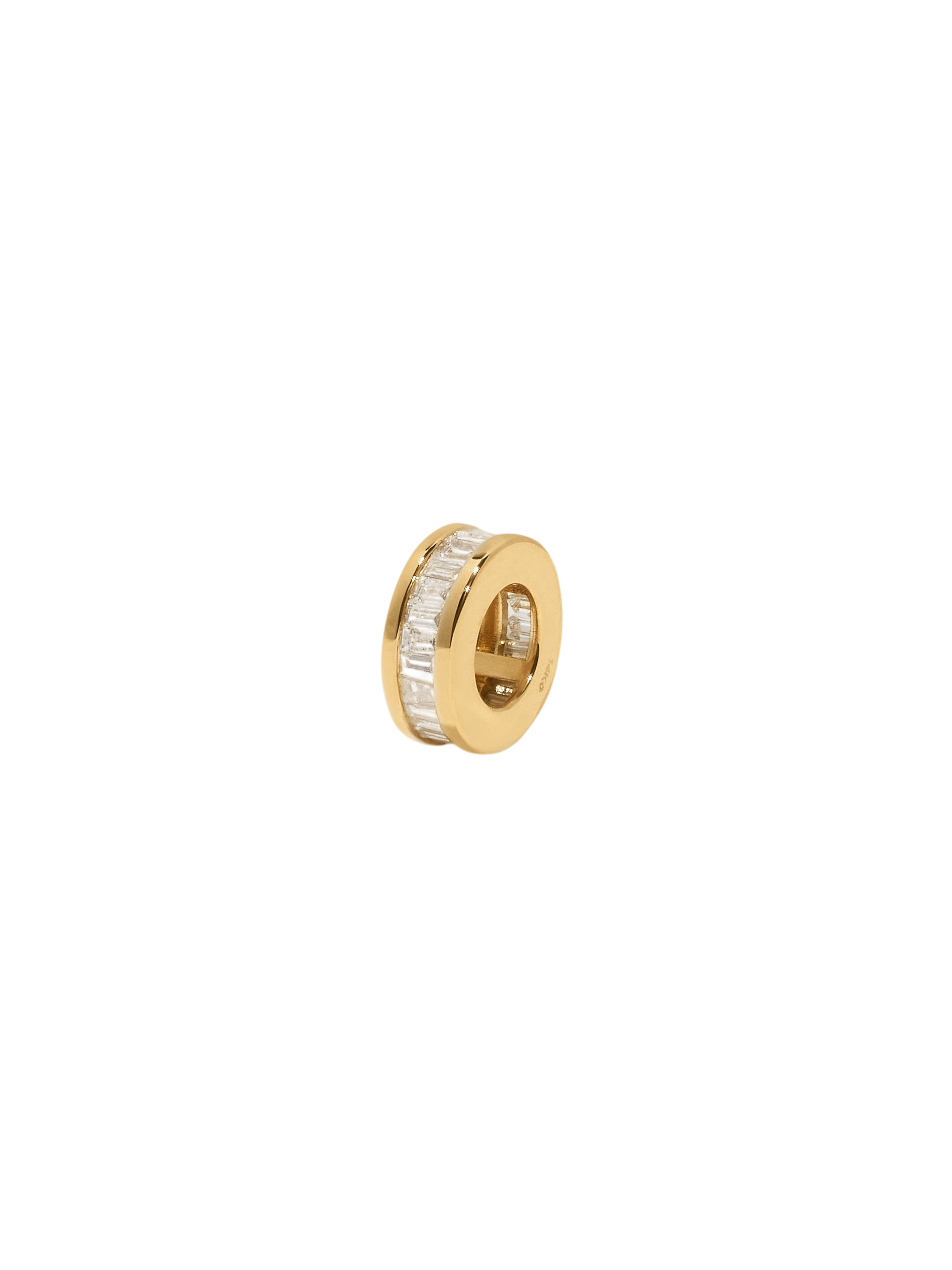 Milestone Baguette Birthstone Charm Diamond photo