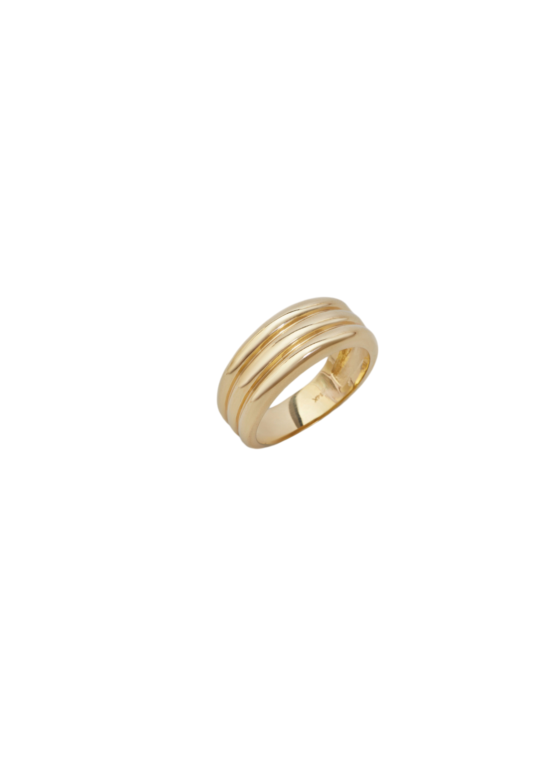 Françoise layered ellipse ring