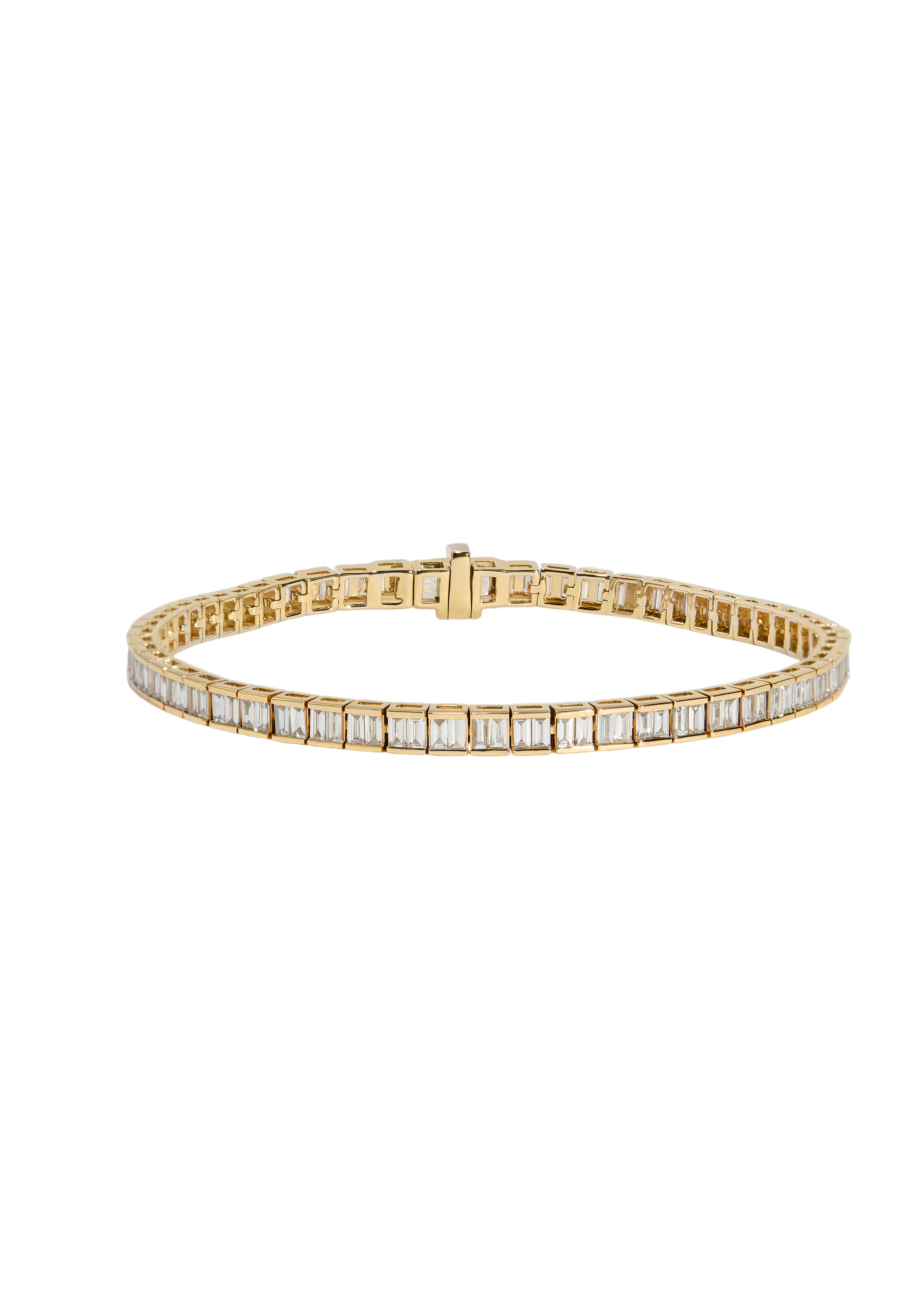 Chris baguette tennis bracelet