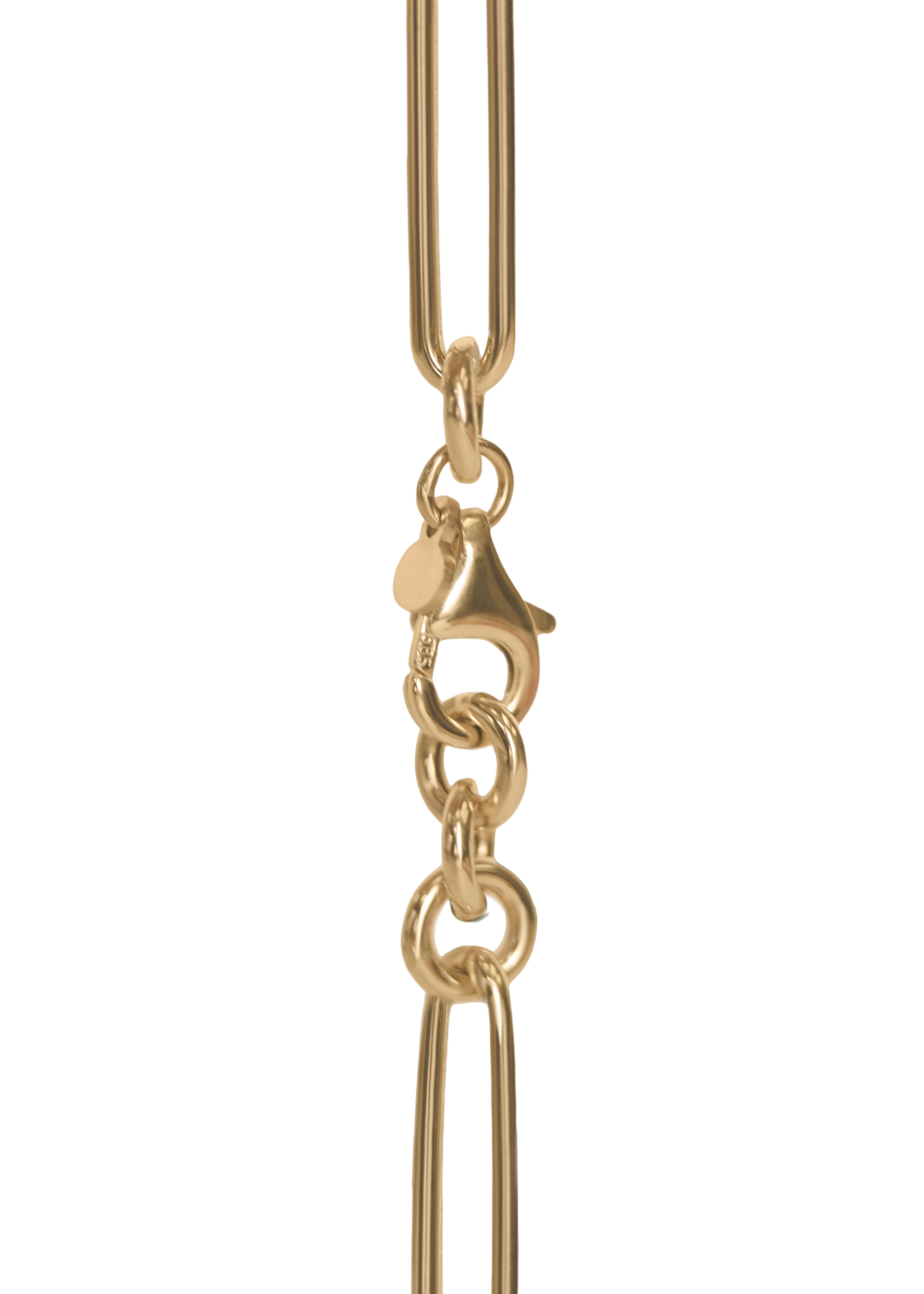 Mixed link chain necklace