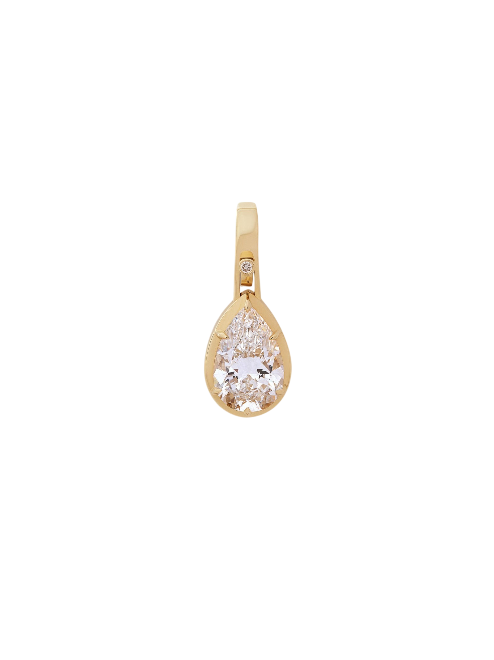 Madeleine 3ctw Diamond Pear Pendant