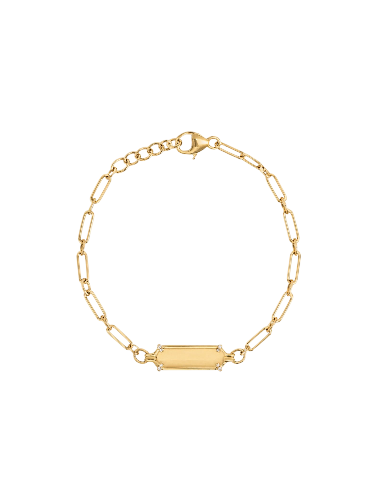 Harlow Oval Pavé ID Bracelet