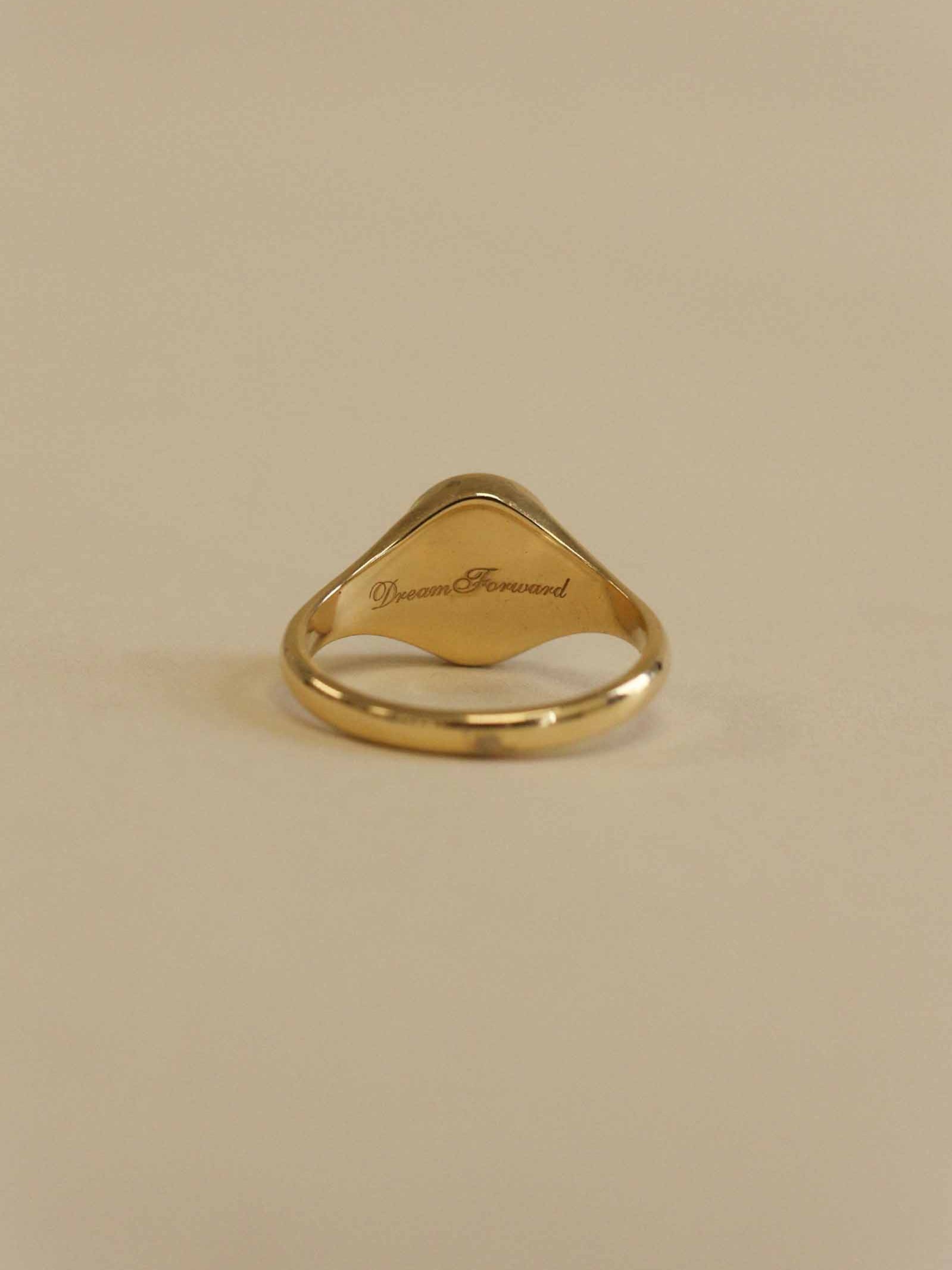 Butterfly Dream Signet Ring