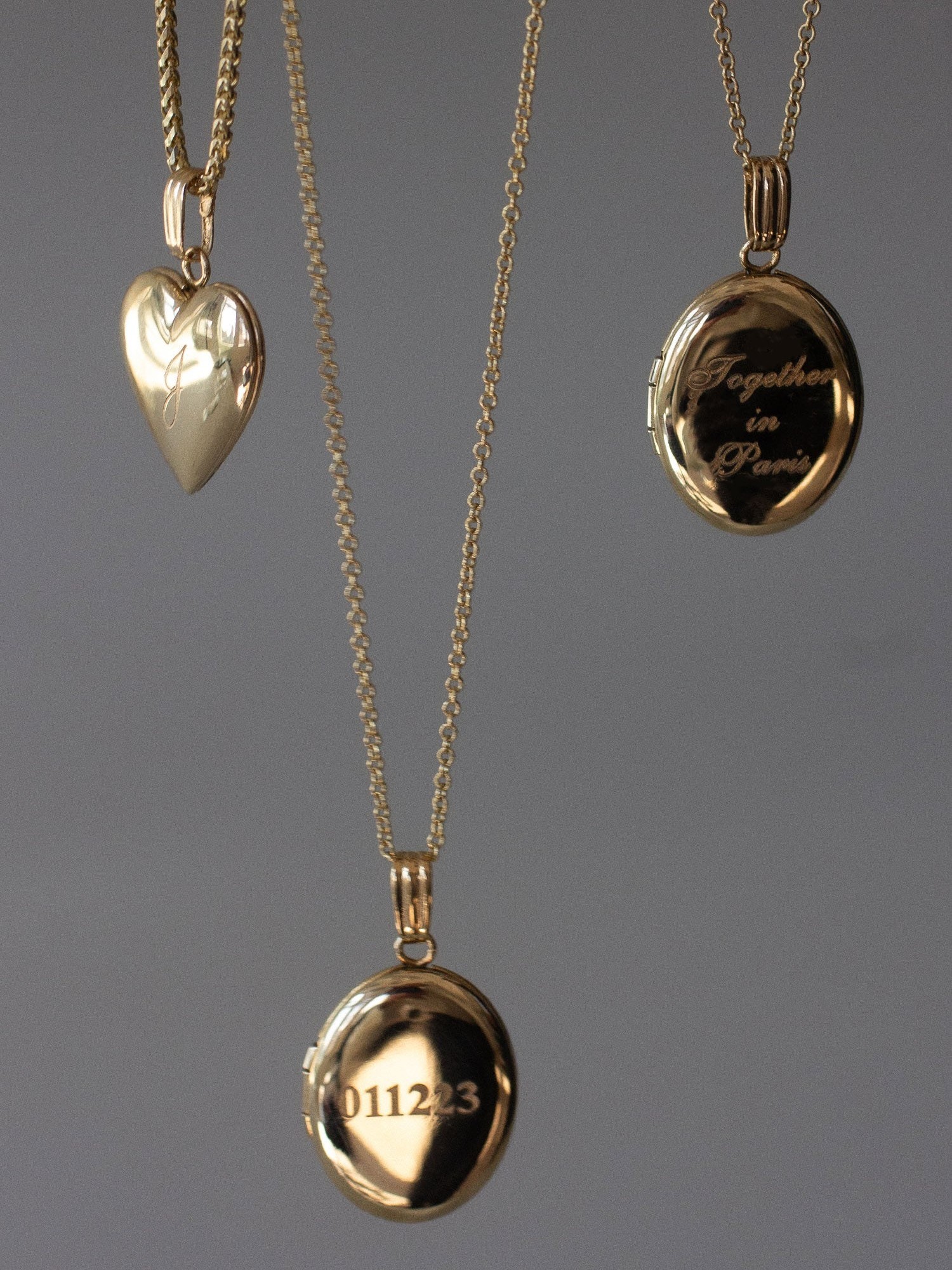Maison Oval Locket Necklace