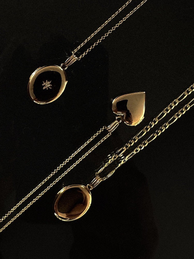 Maison Oval Locket Necklace