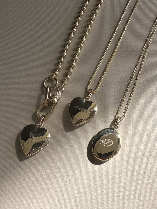 Maison Oval Locket Necklace