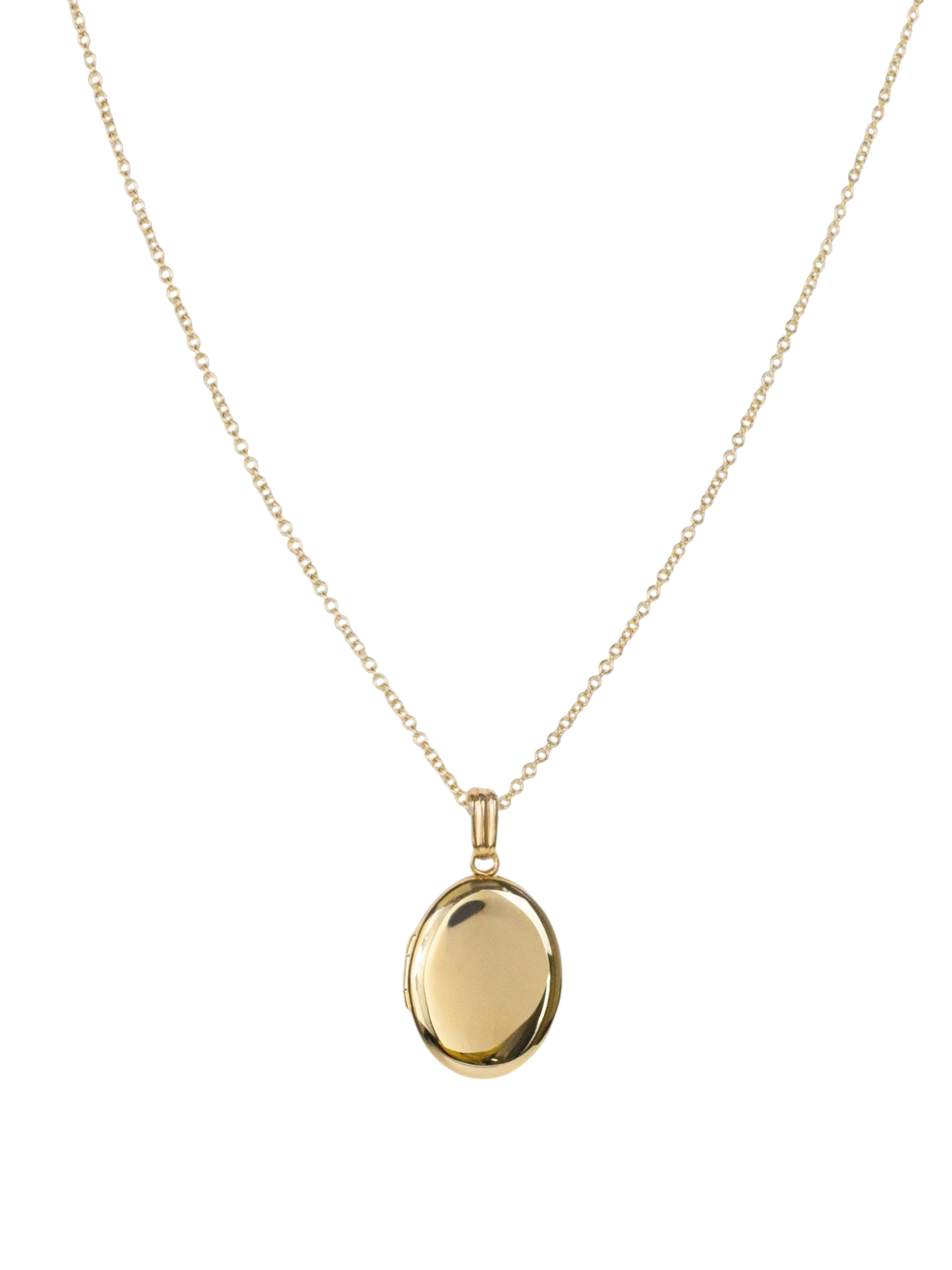 Maison Oval Locket Necklace