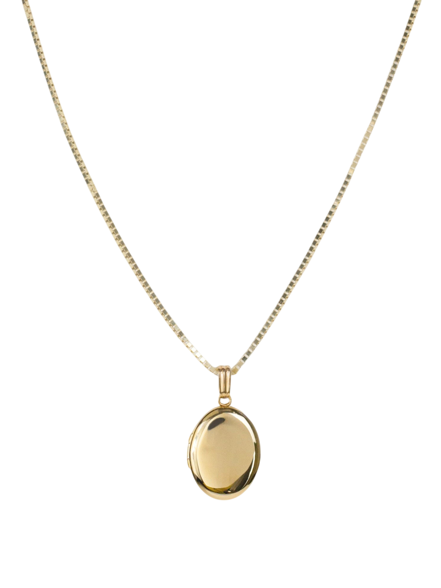 Maison Oval Locket Necklace