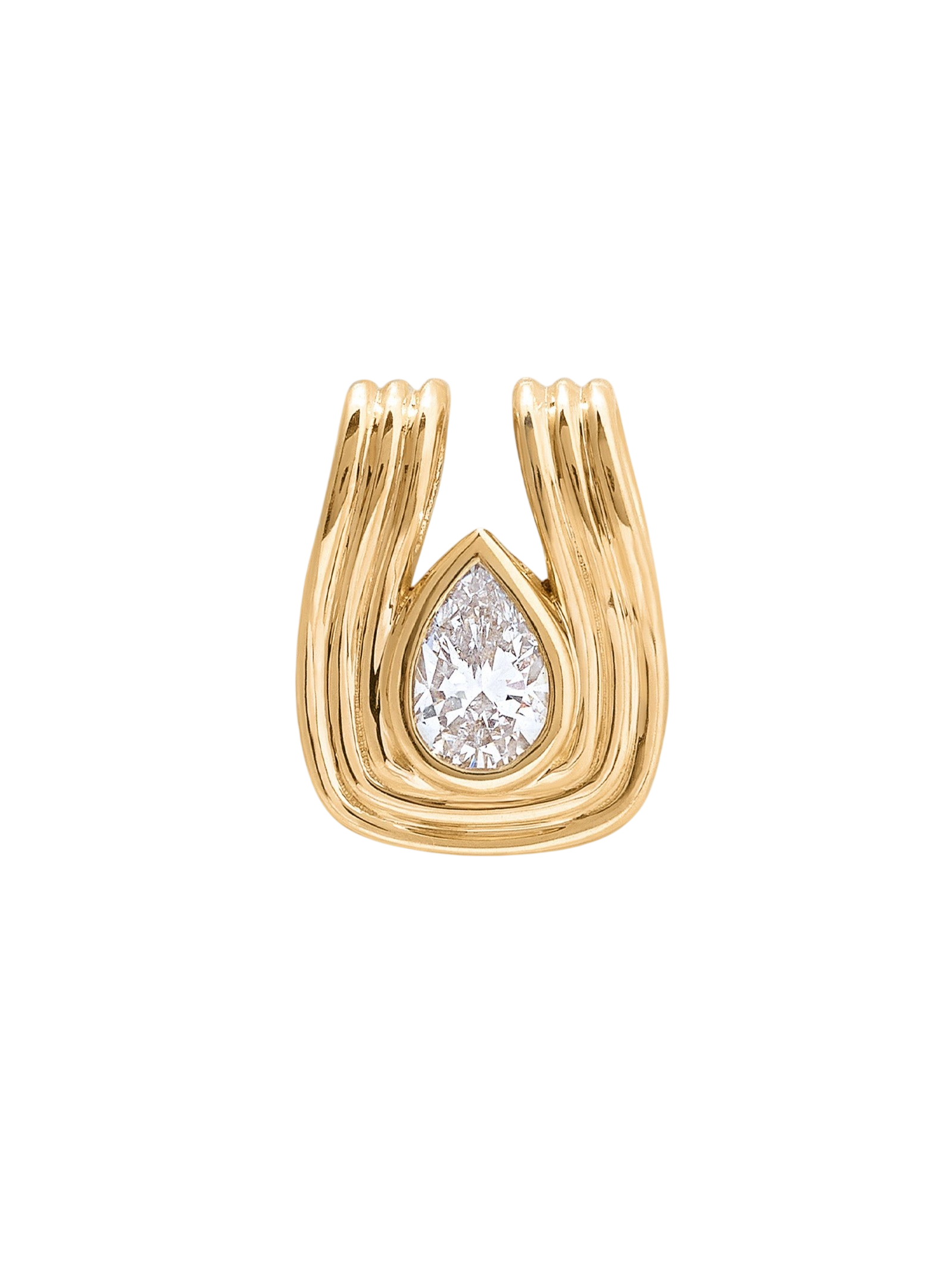 Alyssa Pear Diamond Pendant photo