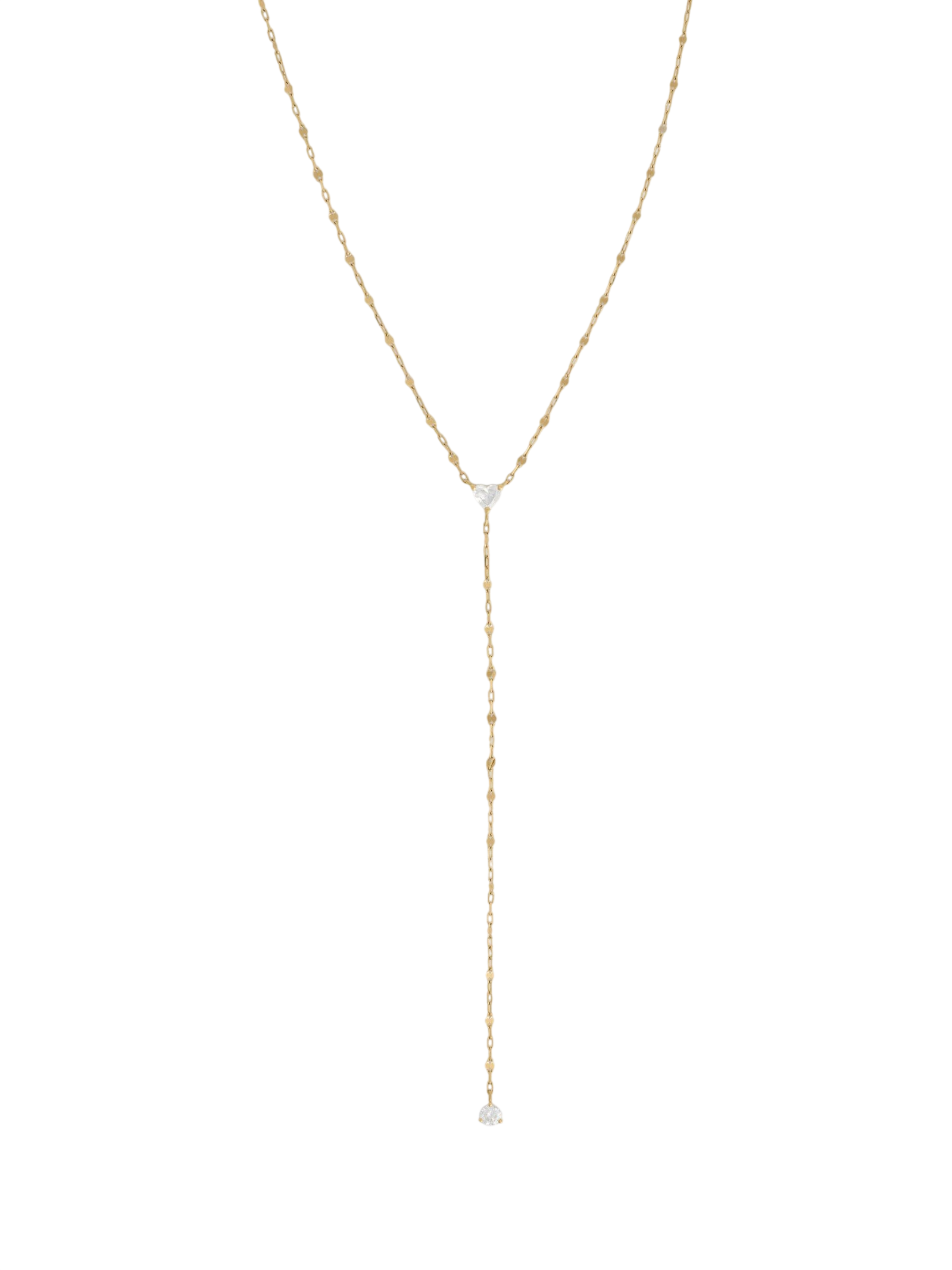 Darling Lariat Heart Necklace