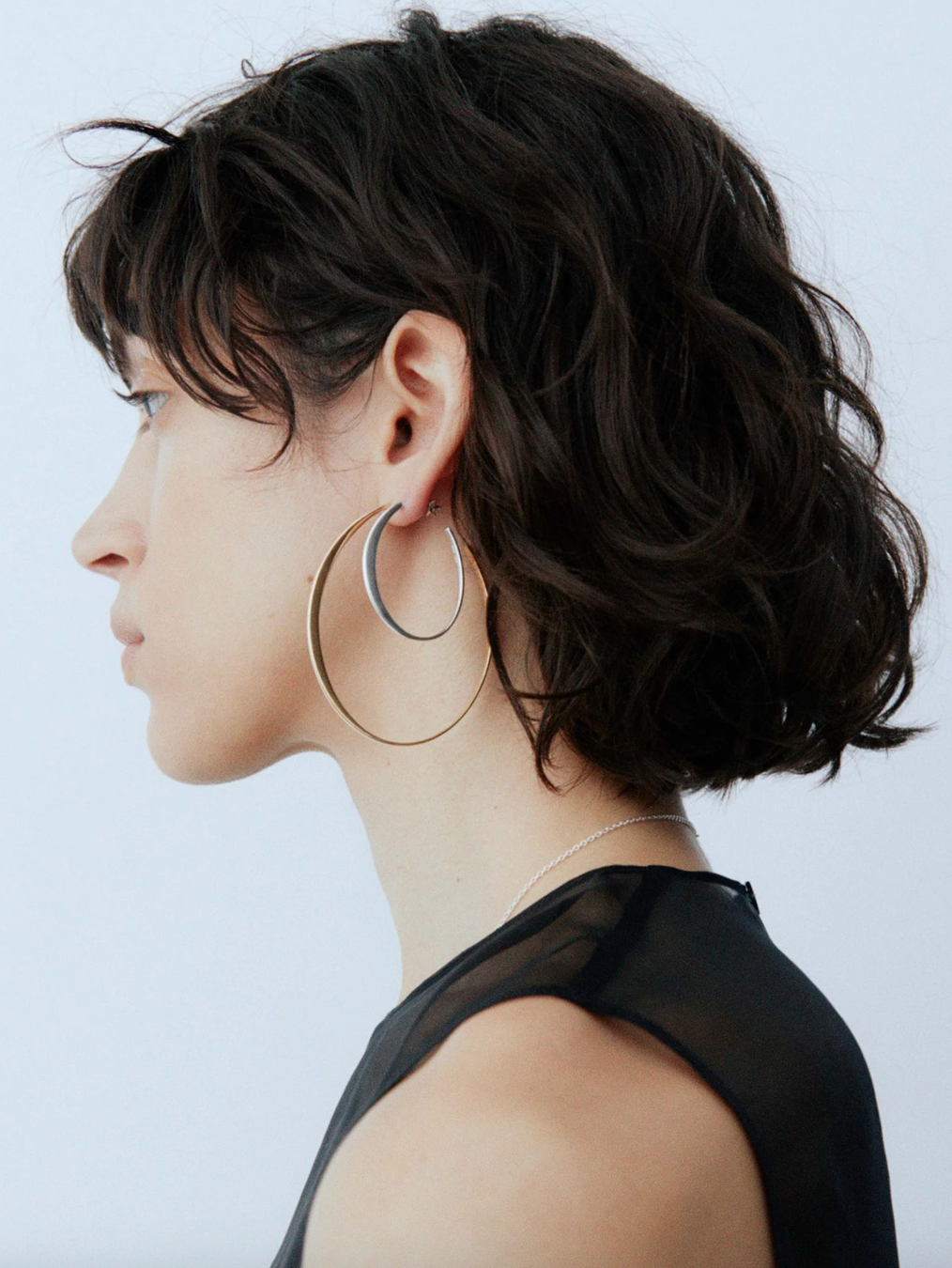 Glow hoop earring large