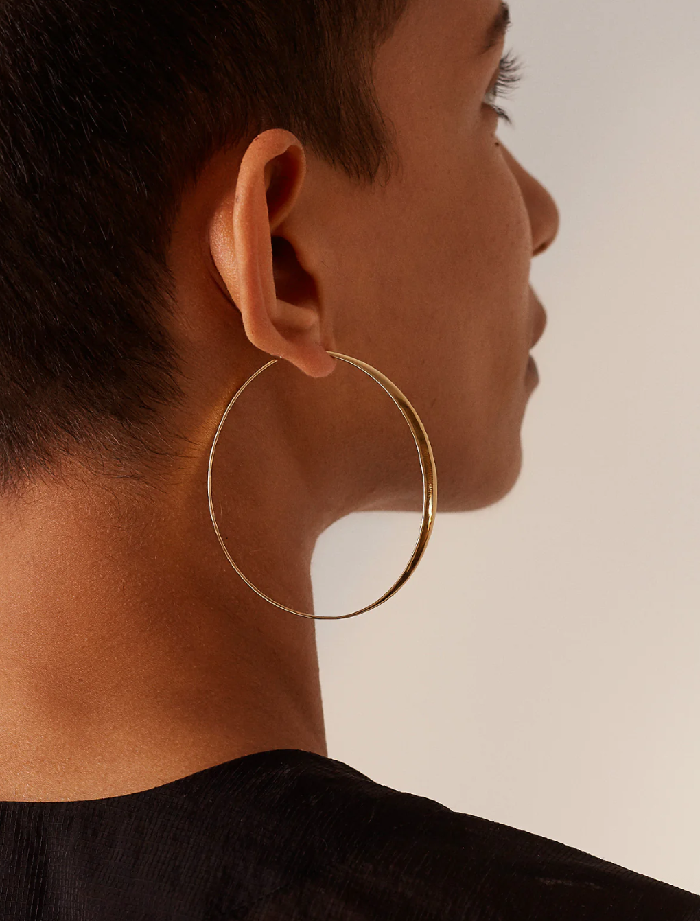 Glow hoop earring large