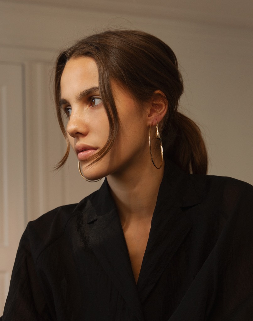 Glow hoop earring large