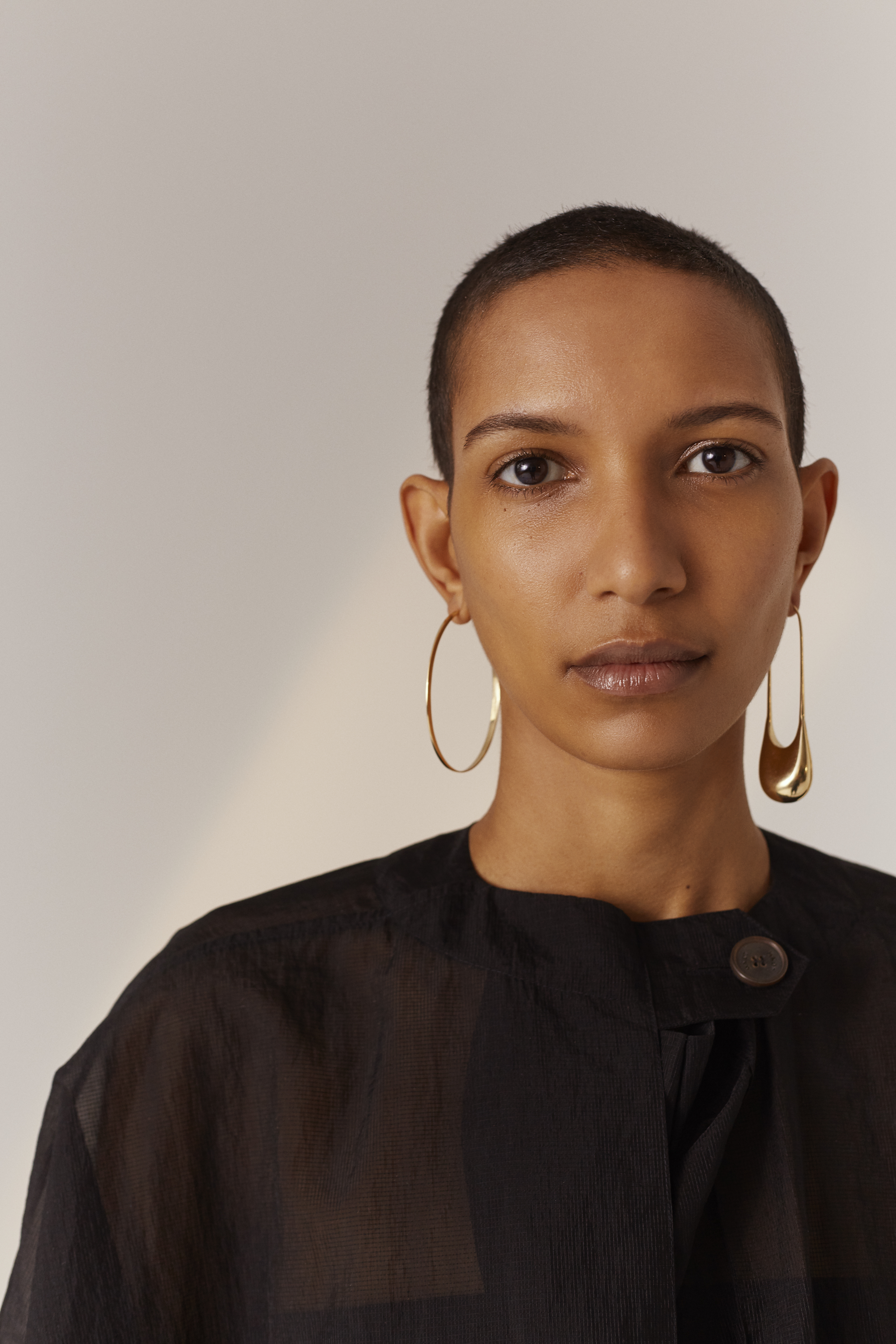 Glow hoop earring large