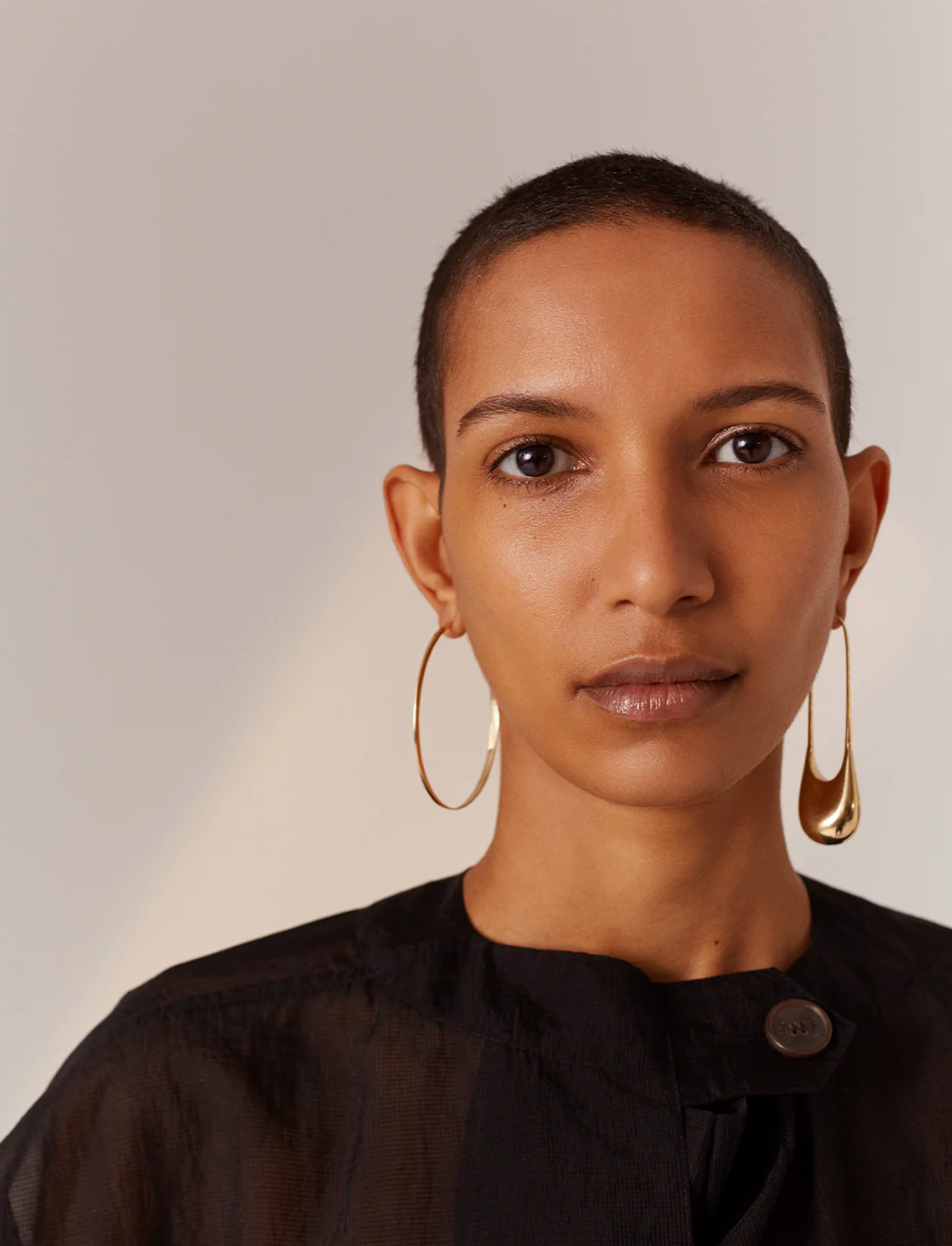 Glow hoop earring large