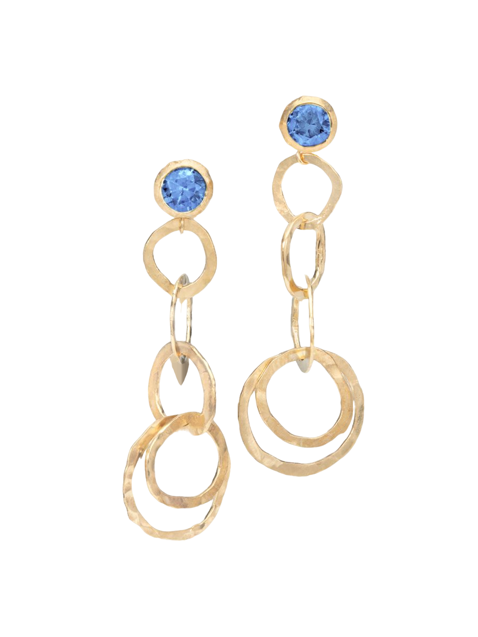 Salsa earrings - blue sapphire 